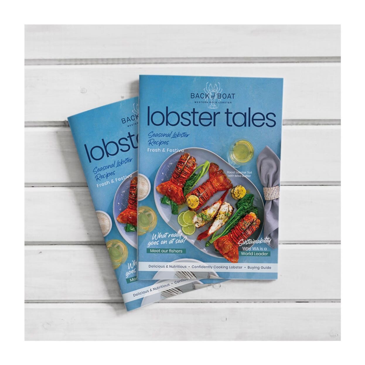 I recently finished collaborating on this delicious and informative magazine &lsquo;lobster tails&rsquo; for @westernrocklobster. Working alongside creative director, food stylist and recipe developer @kateflowerfood and editor @kellydavis53 on the m