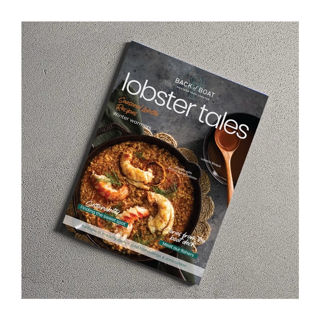 The Winter edition of &lsquo;Lobster Tales&rsquo; 🦞 magazine produced by @westernrocklobster has recently gone to print and I was lucky enough to help with the graphic design of this beautiful West Australian magazine. I think this is the most inter