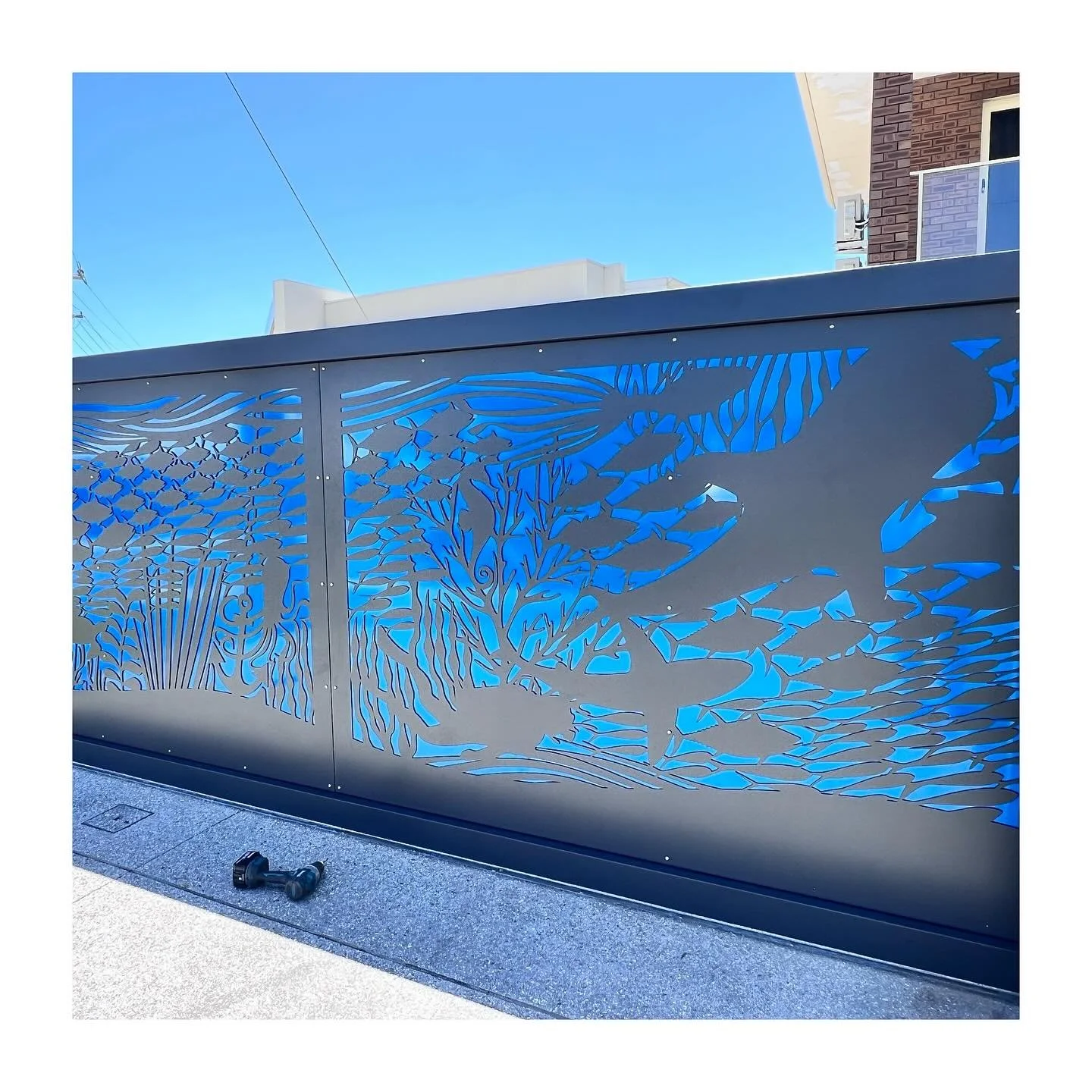 I was so excited to see this custom-designed steel cut gate installed. The brief I received was loose, with the only direction being to avoid the generic &ldquo;fencing panel&rdquo; look. The result has become more than just a gate, it&rsquo;s a func