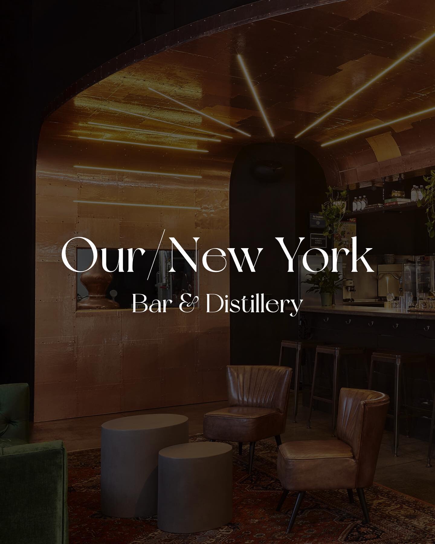 Over the last few months, we&rsquo;ve supported @ournewyorkbar&rsquo;s transformation from a product-first distillery into an events and venue space. Swipe to see our inner workings across paid media, email, social, and brand positioning. 

Our/New Y