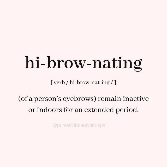 Leave those brows thick for us 🐛

We know the struggle is real. But we are living for the incredible brow transformations that we will be creating again soon.

So grow them for us, the bigger the better! Put the tweezers down. We&rsquo;re in this to