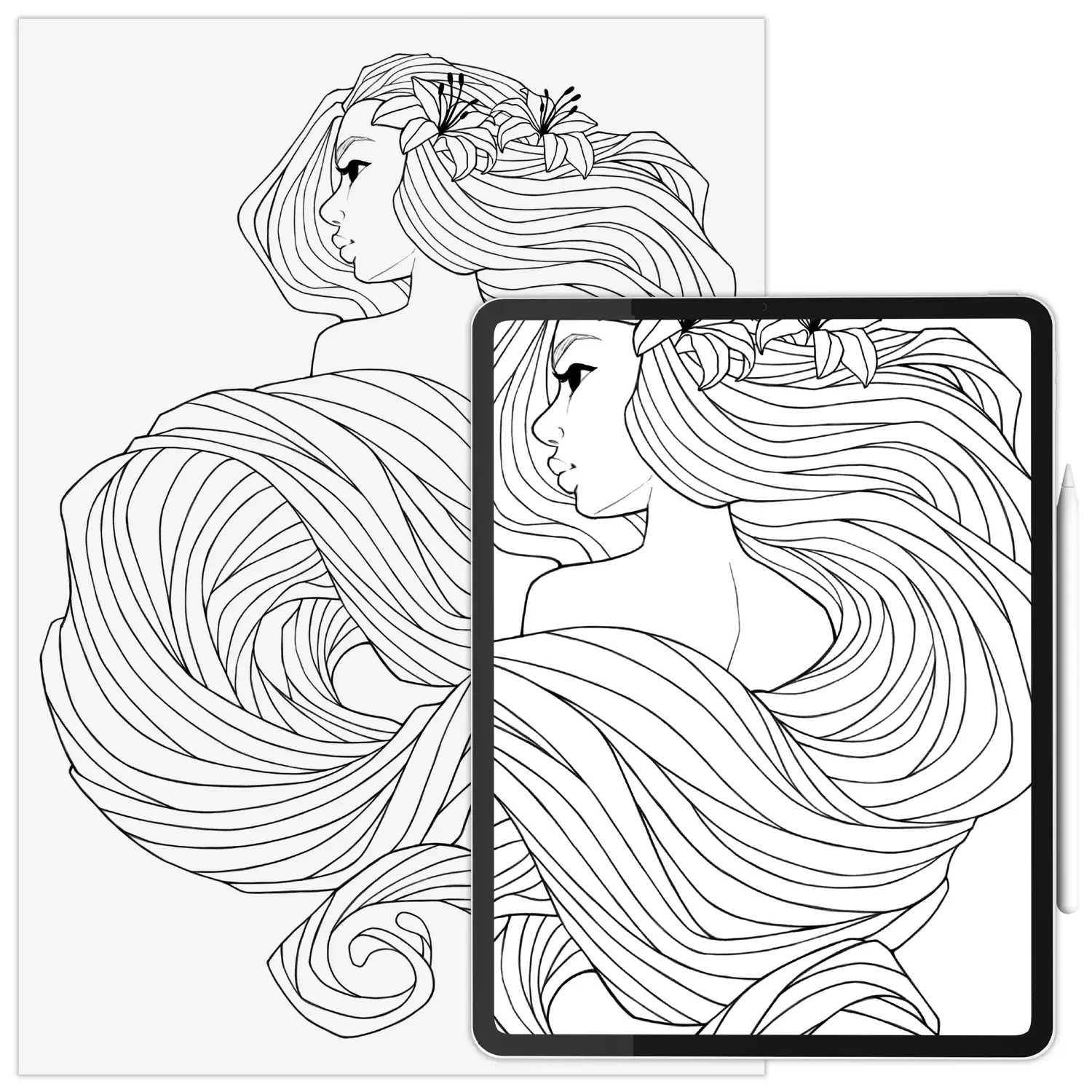 Waves Mermaid