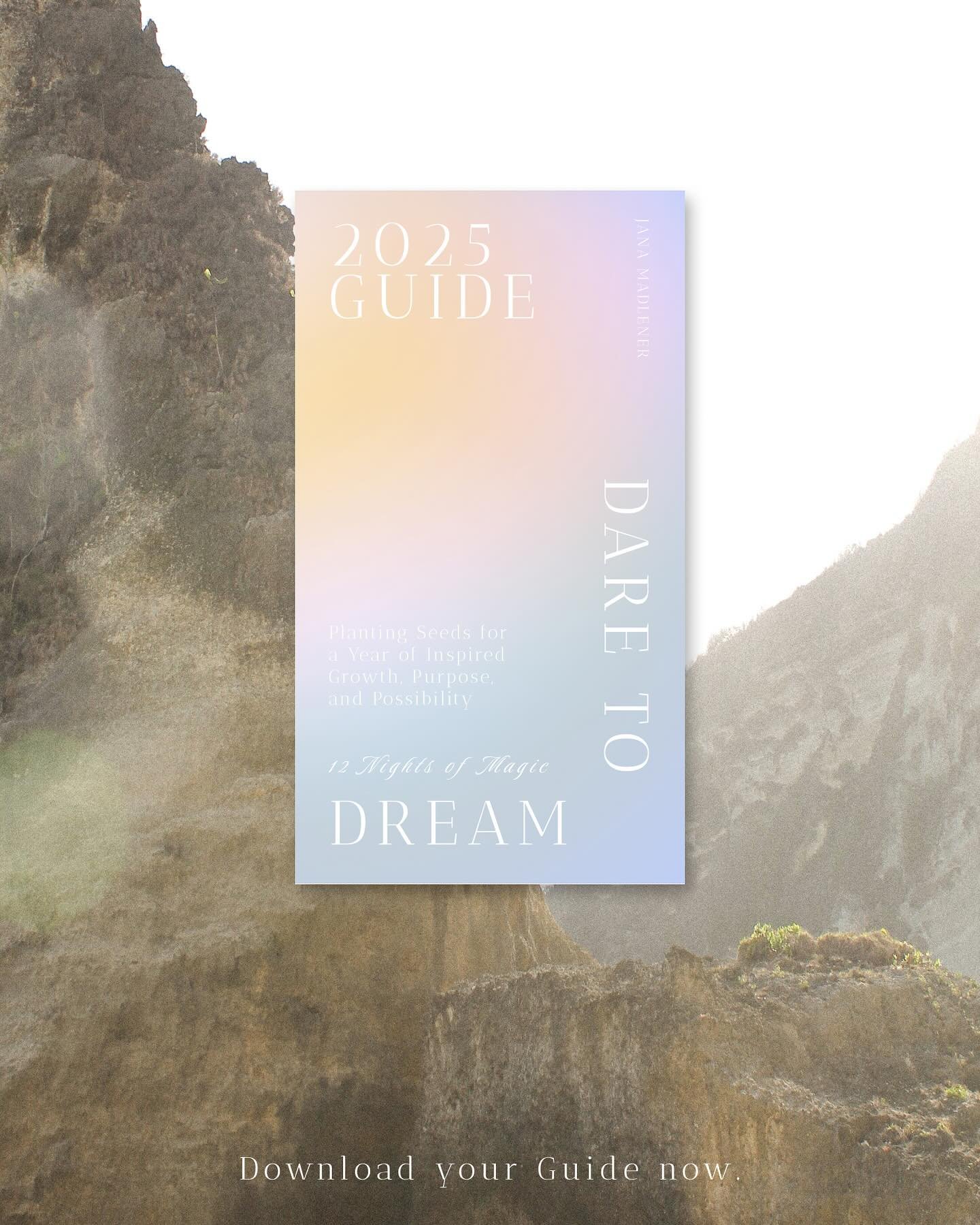 What if this year you gave yourself the gift of dreaming boldly? ✨

Let&rsquo;s turn this sacred season into a moment of transformation, love, and magic. The&nbsp;Dare to Dream&nbsp;Guide 📔 is your first step.

Inspired by my Celtic roots and the wi