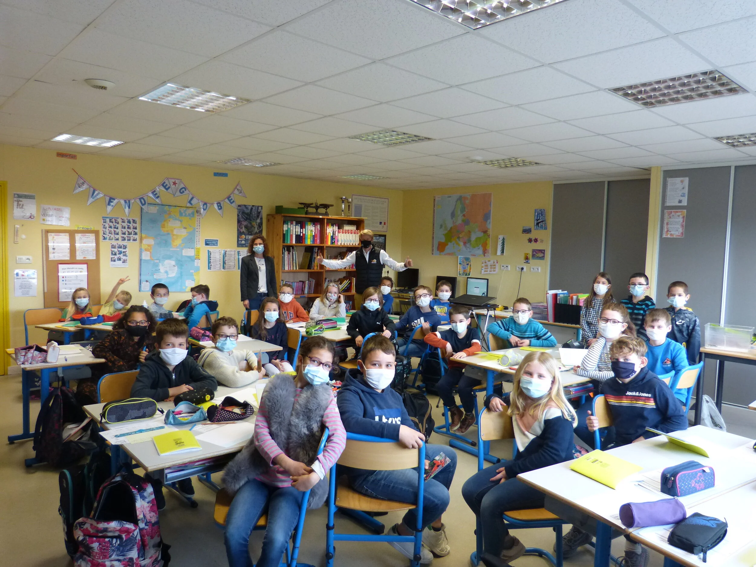 Ecole Elisée et Berthe Mauntraint à Fromentières