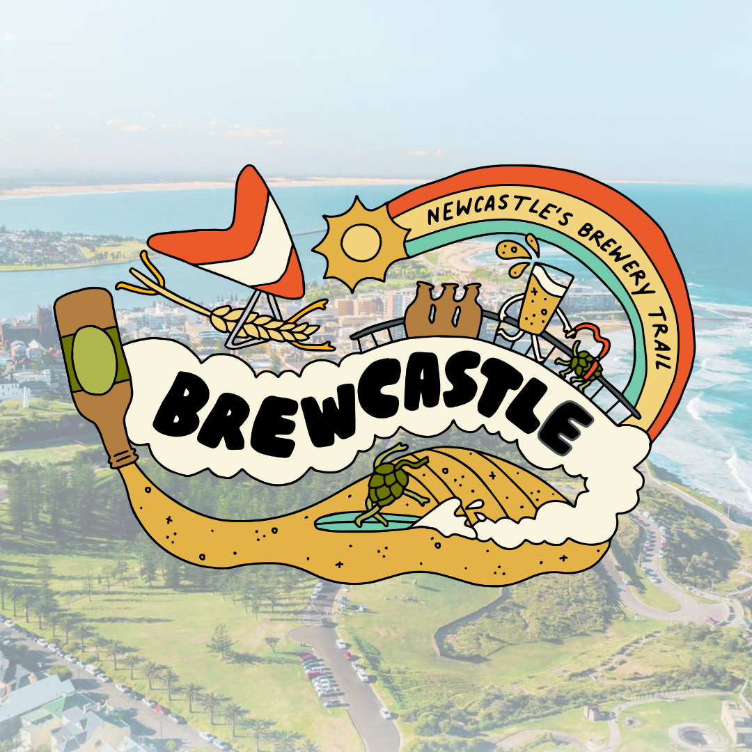Brewcastle Brewery Trail Illustration + Design