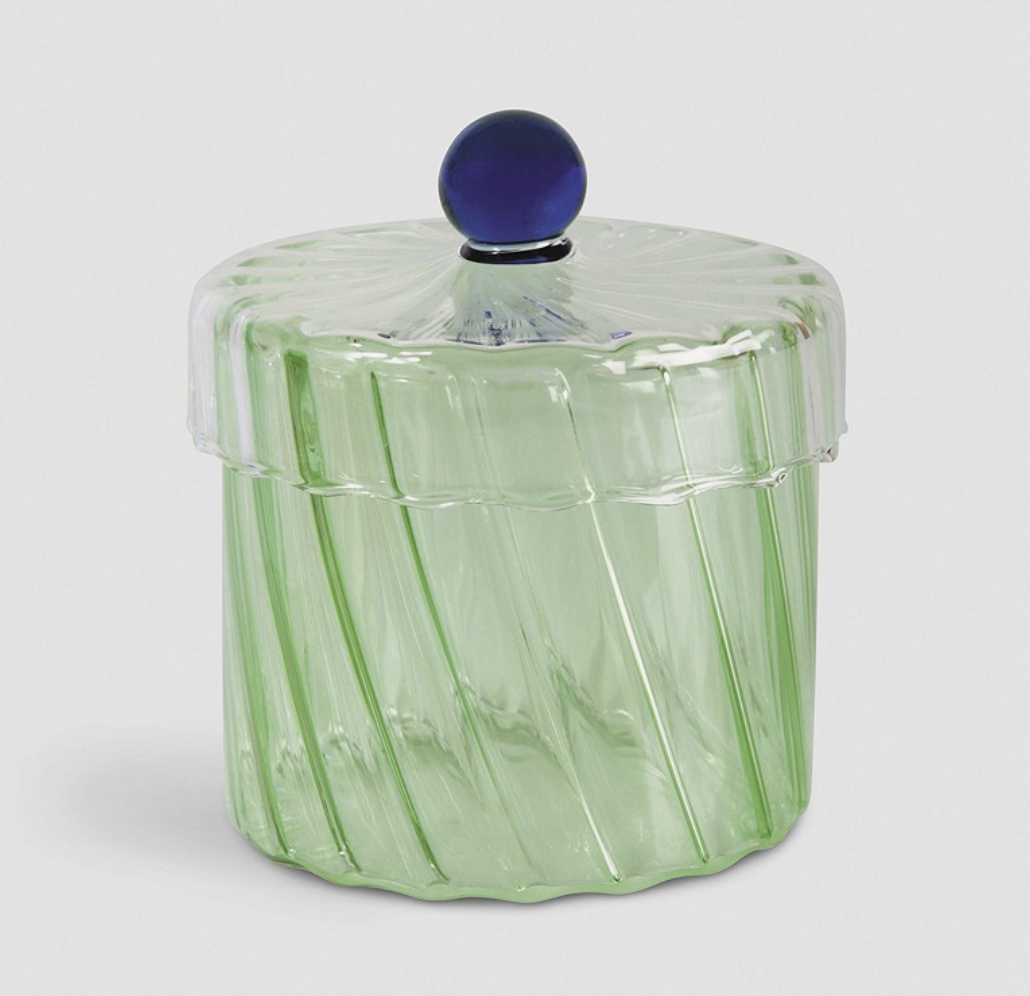 Jar spiral green