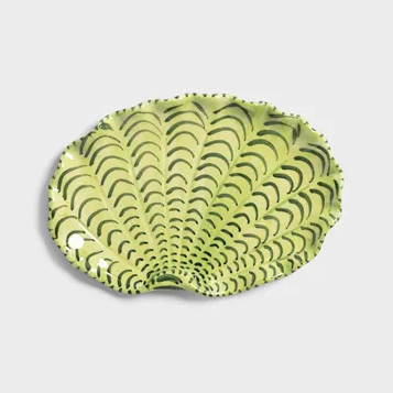 Plate Shellegance tiny - Green