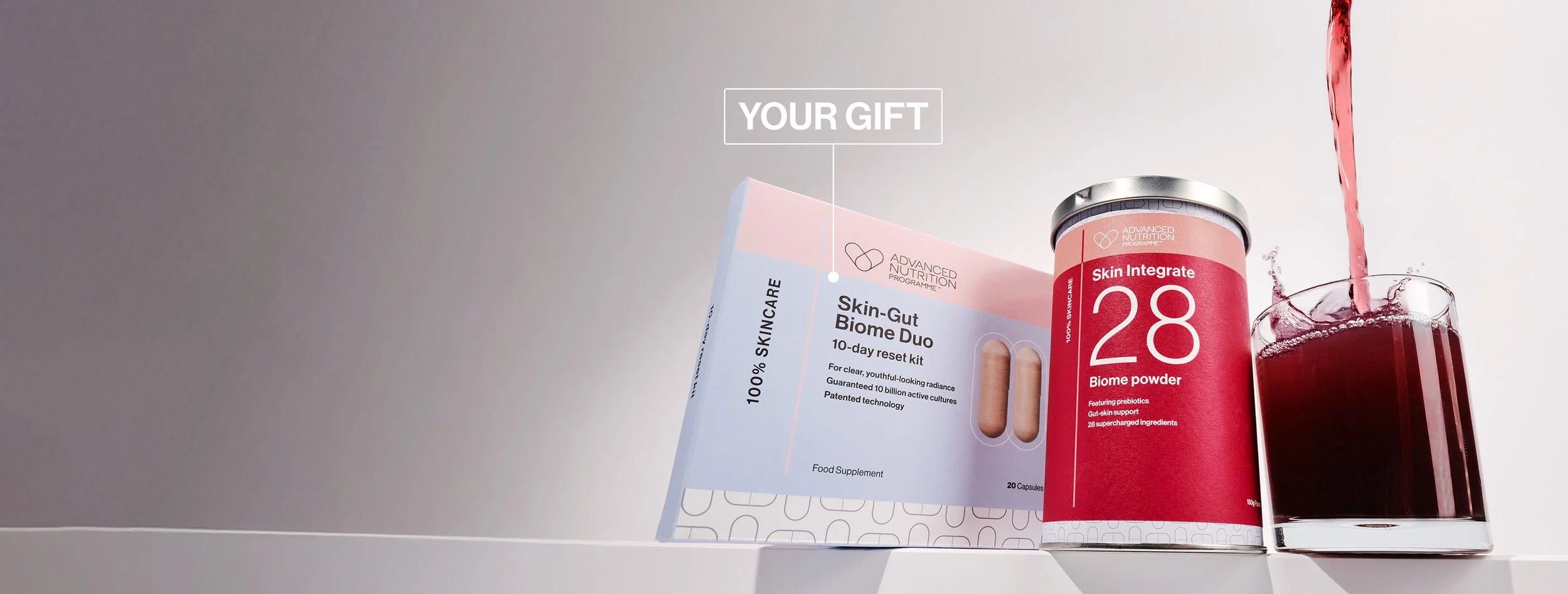 Advanced Nutrition Programme skin supplements to support healthy glowing skin | Milk & Honey Belfast