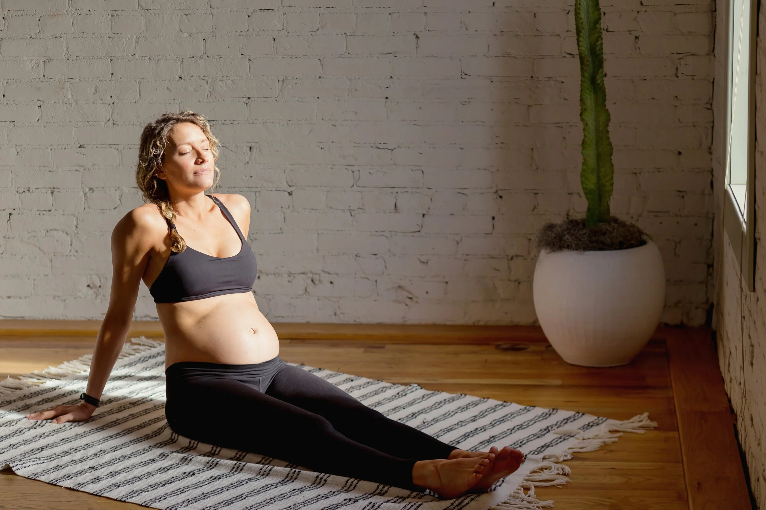 Can I exercise on my back during pregnancy?