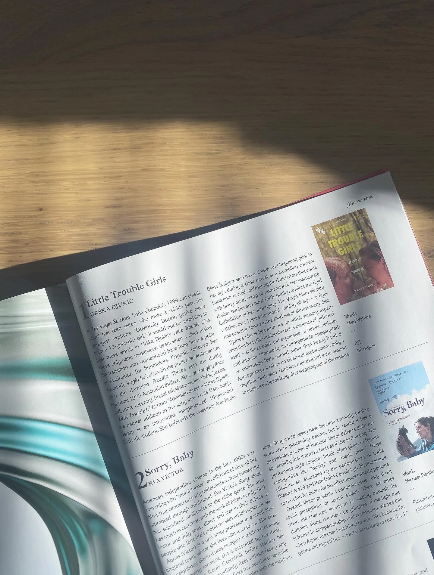 I always love writing for @aestheticamag but especially when it’s about something as beautiful as @urskadjukic ‘s little trouble girls. my review is in this month’s issue 💕🍇