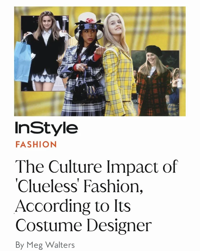 I spoke to the legendary @itsmonamay for the 30th anniversary of Clueless! As if!! She really was a ray of sunshine. We spoke about how Cher’s iconic wardrobe quite literally changed the course of teen fashion and the film’s lasting impac