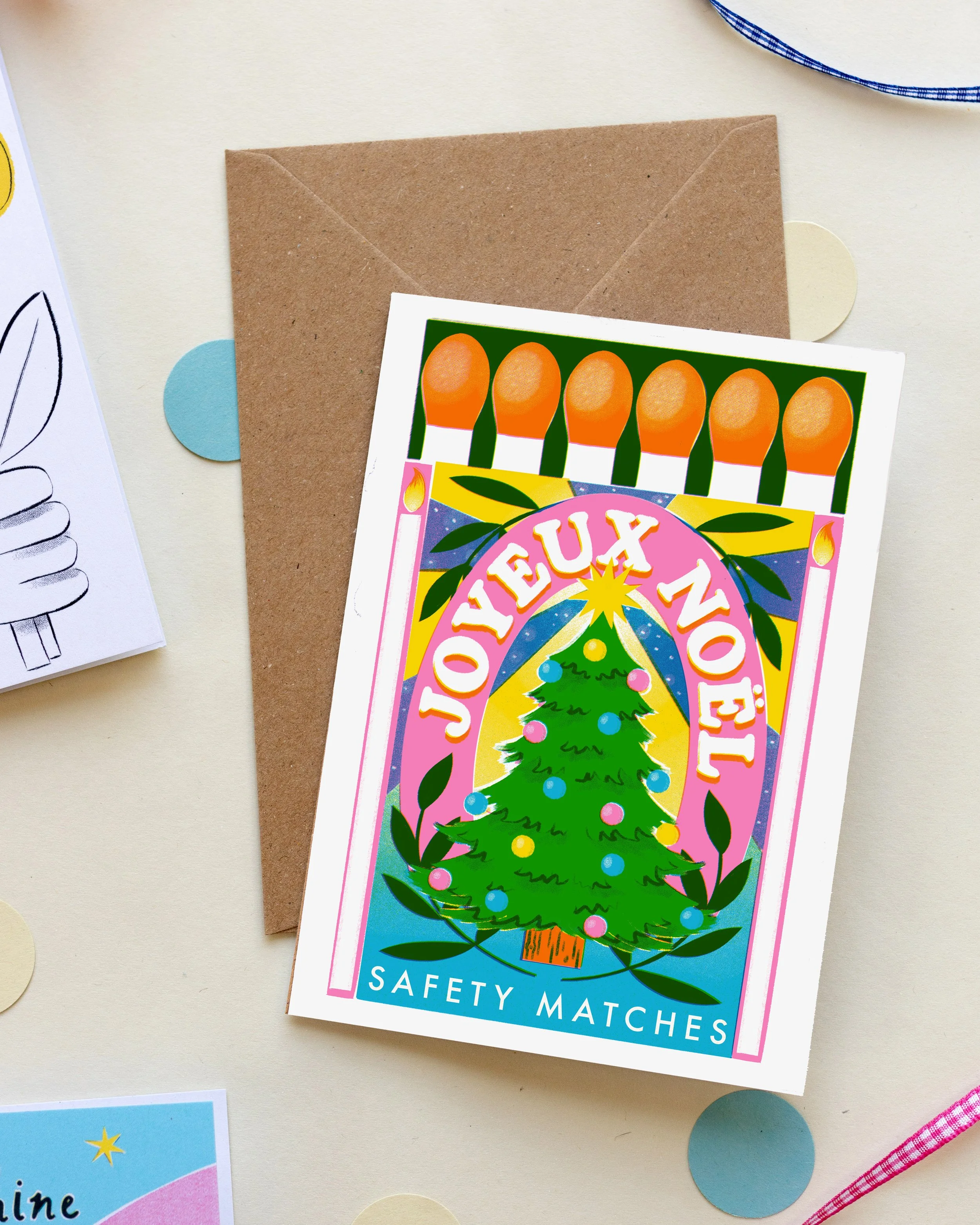 Joyeux Noel A6 Greetings Card