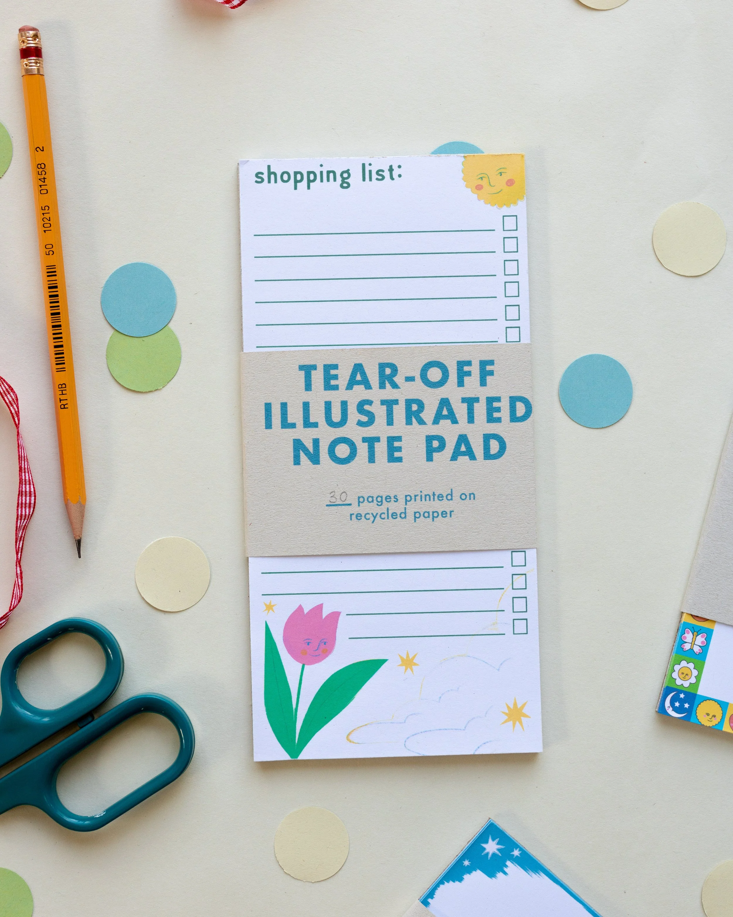 Shopping List Tear-Off Notepad