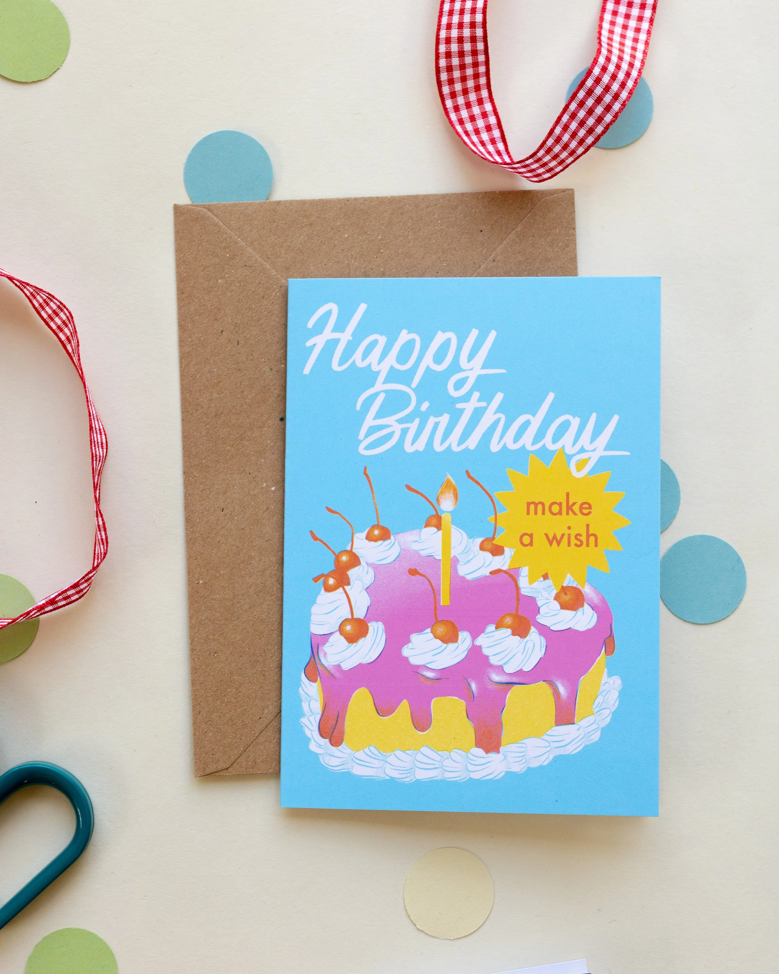 'Happy Birthday!' A6 Greetings Card