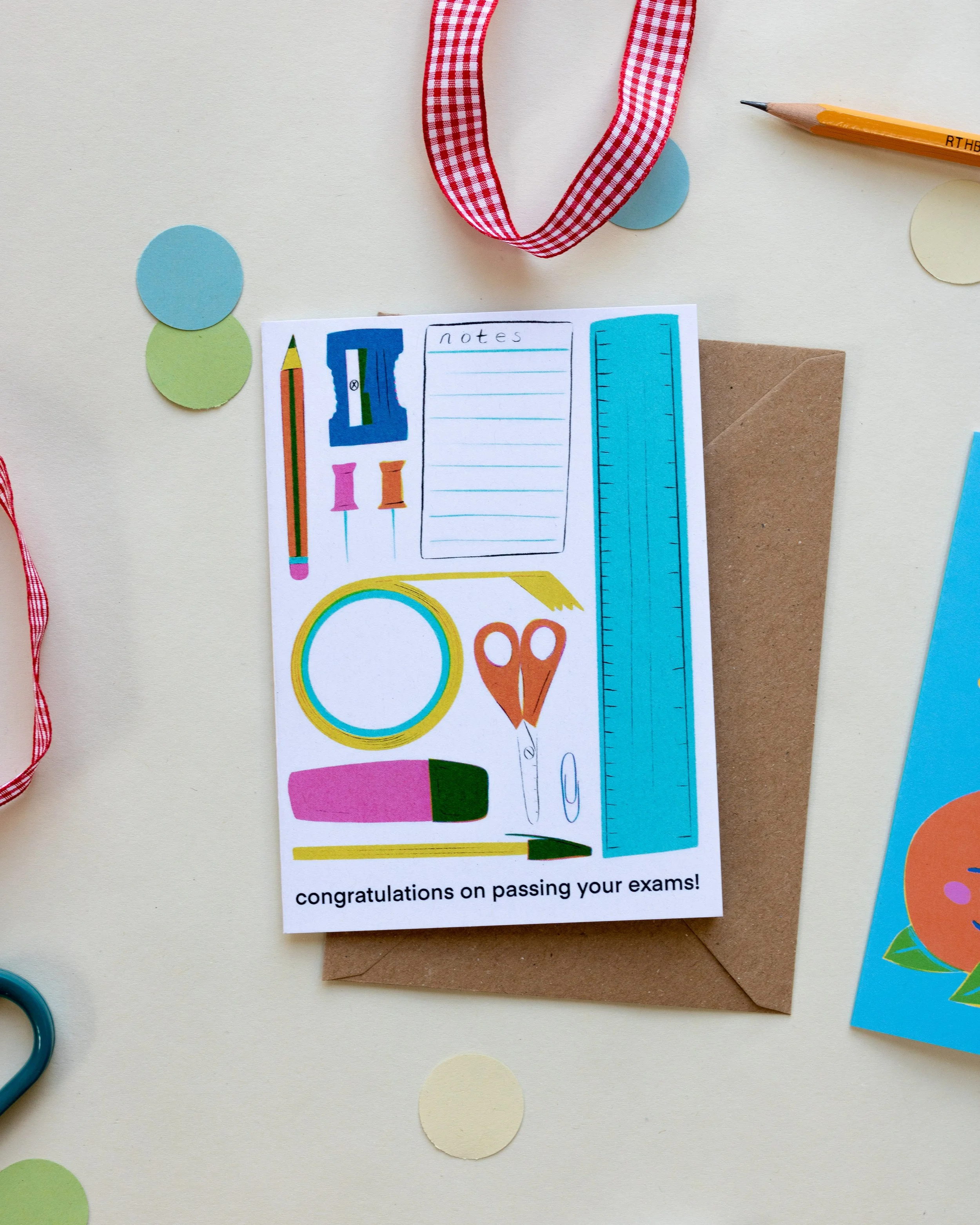 Congratulations on Passing Your Exams A6 Greetings Card