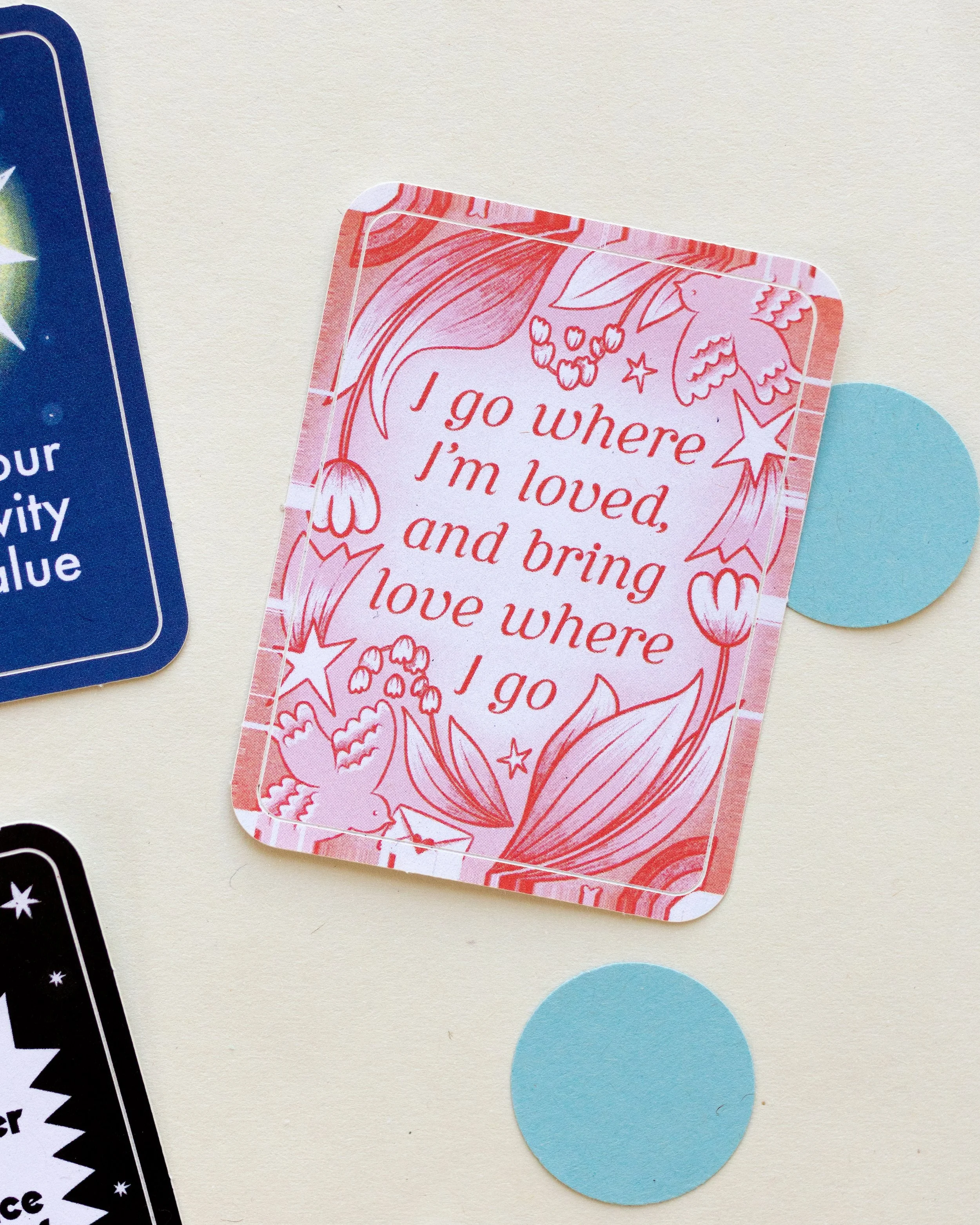 I Go Where I'm Loved Illustrated Sticker