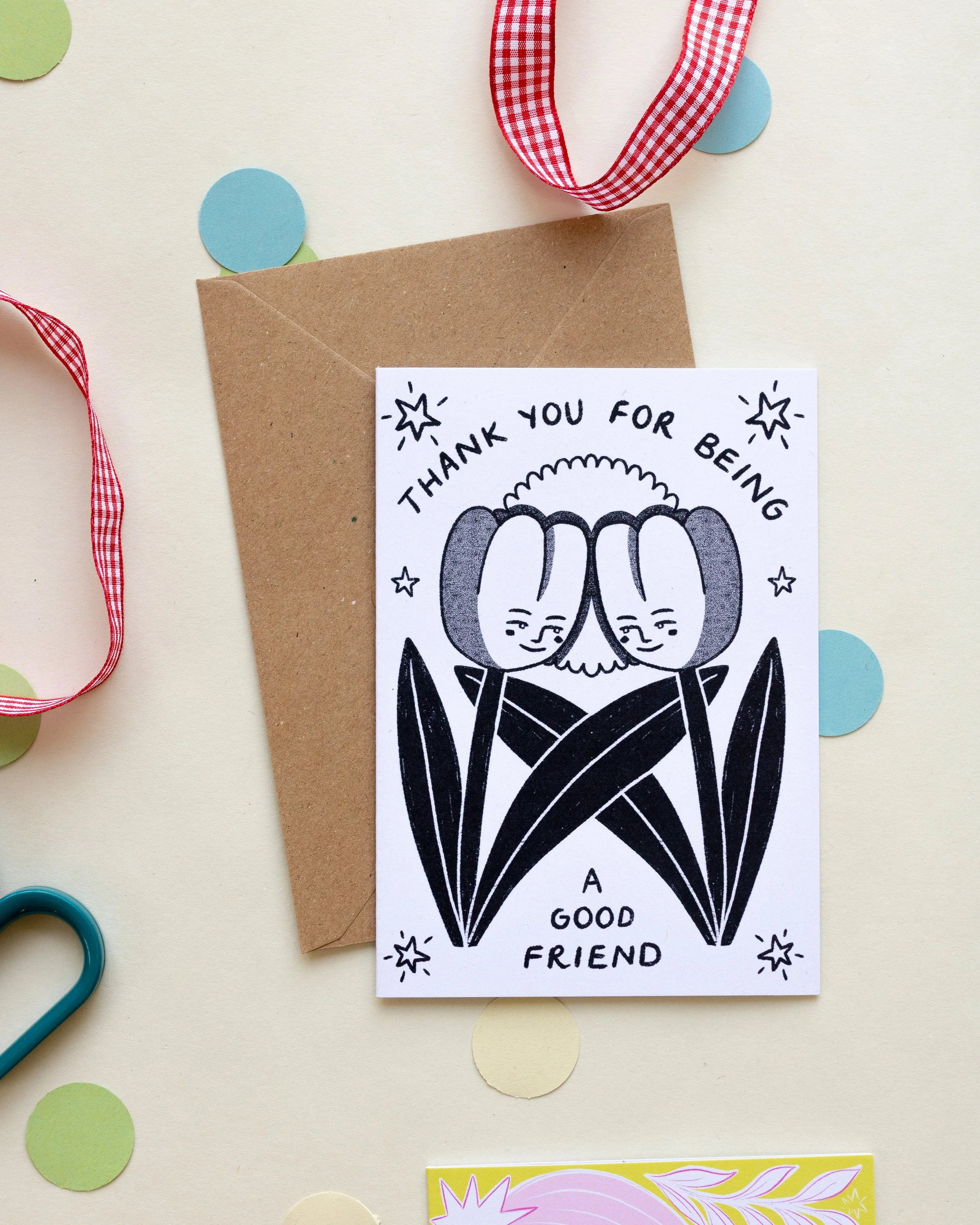 Good Friend A6  Greetings Card