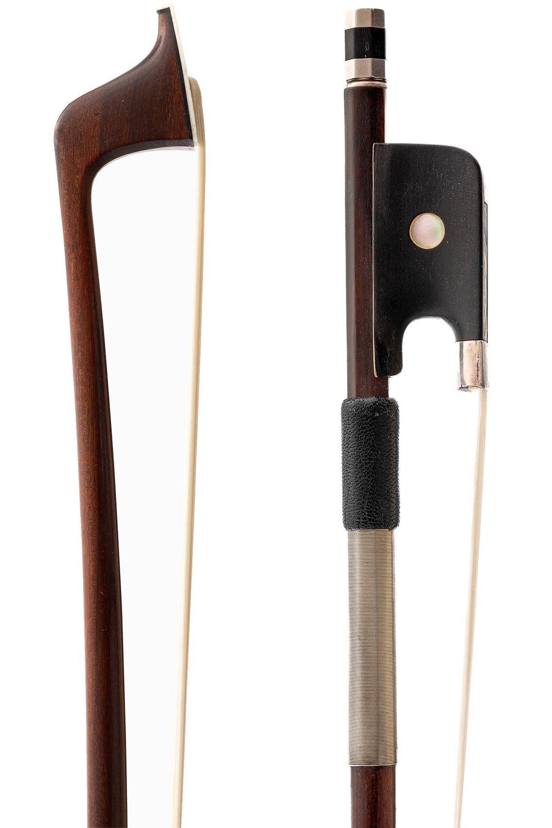 Silver Mounted German Cello bow