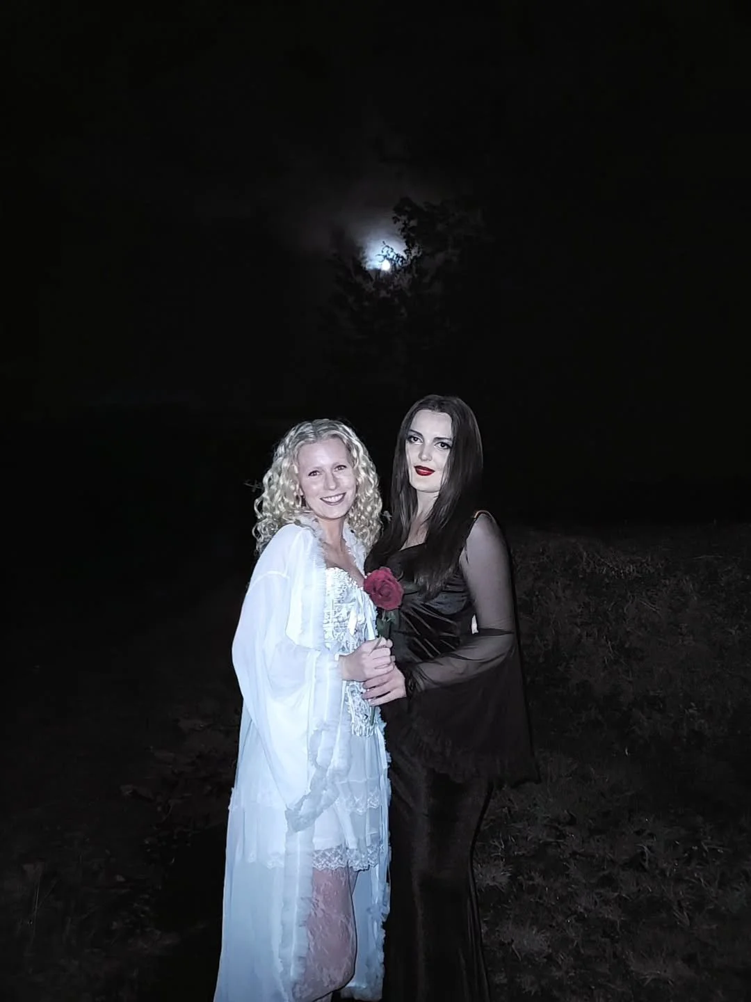 The moon was a paid actor. The Phantom x Addams crossover we've all been waiting for.