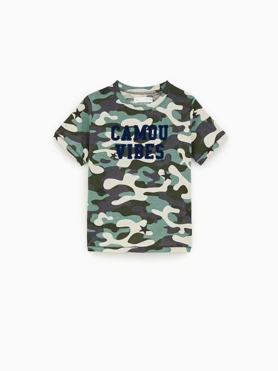 SS 21 | ZARA BOY | T-SHIRT CAMOU