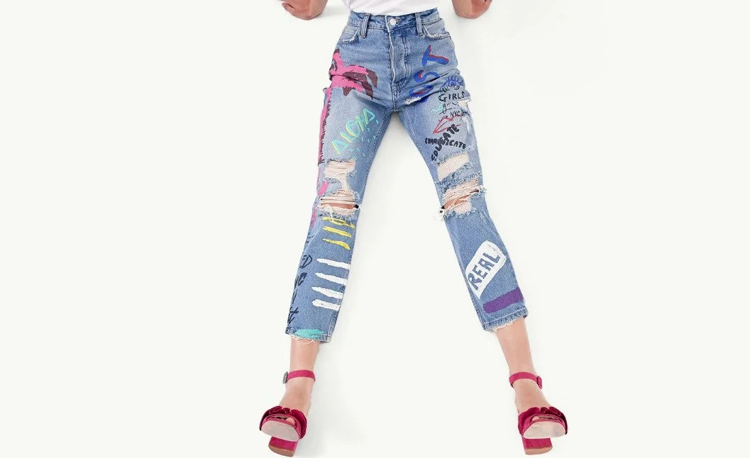 PRINT ON JEANS