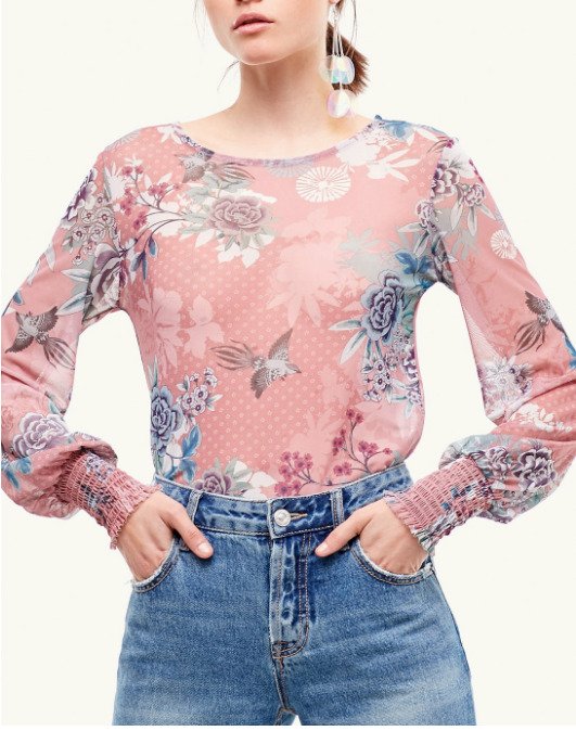 Sublimated floral print