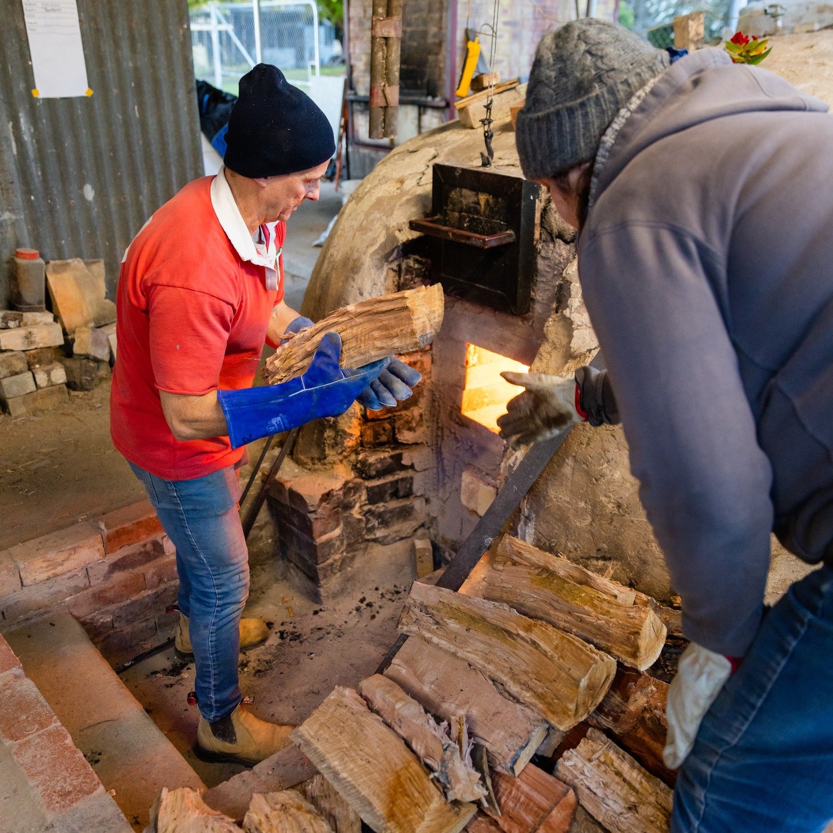 🔥 This weekend our dedicated Wood Firing Group will be onsite and feeding the beast of a kiln that is the Groundhog from Friday night until Sunday afternoon as they fire their first pack for 2024!

It&rsquo;s the culmination of many hours of prepara
