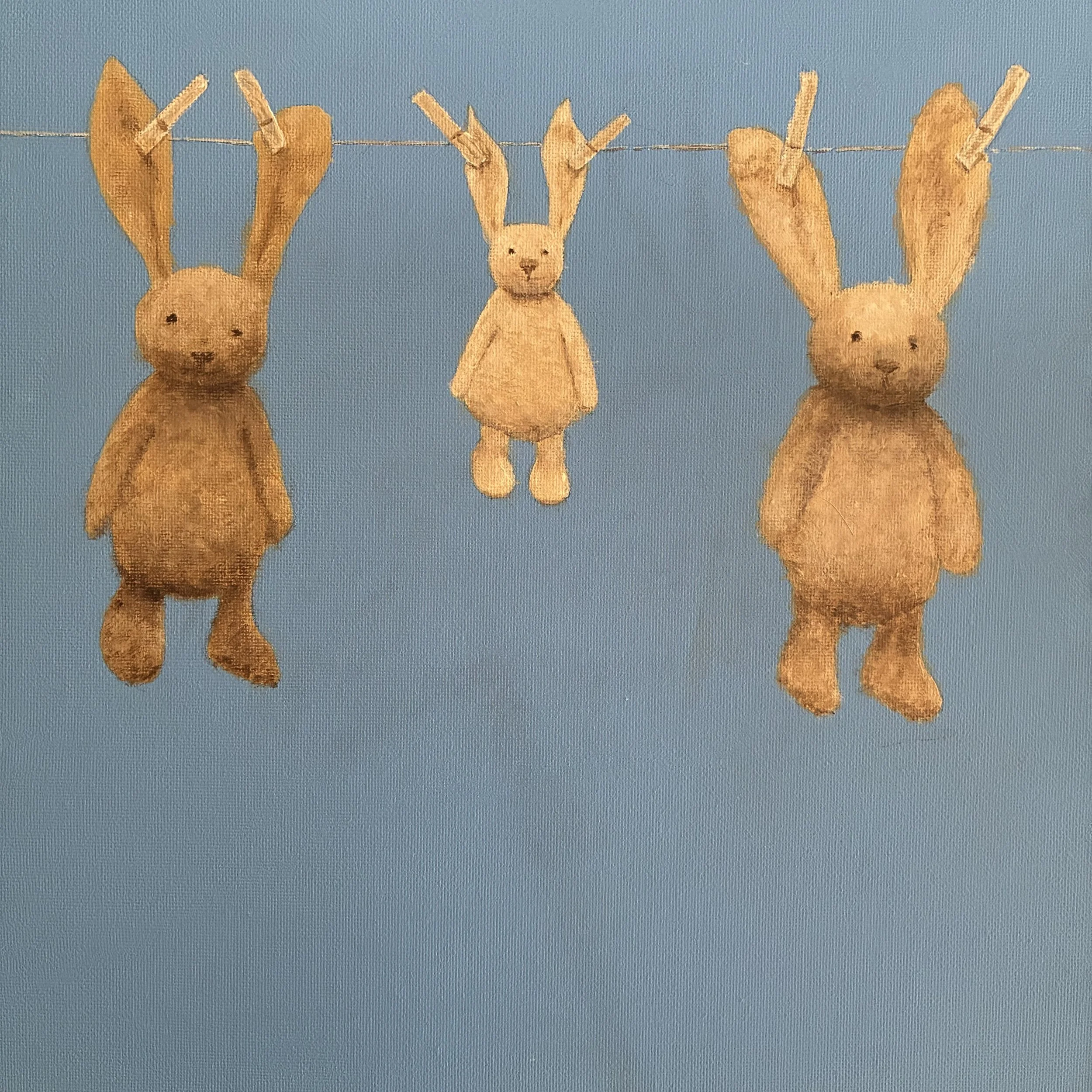 Virginia Austin, Bunny Family Hanging Out.jpg