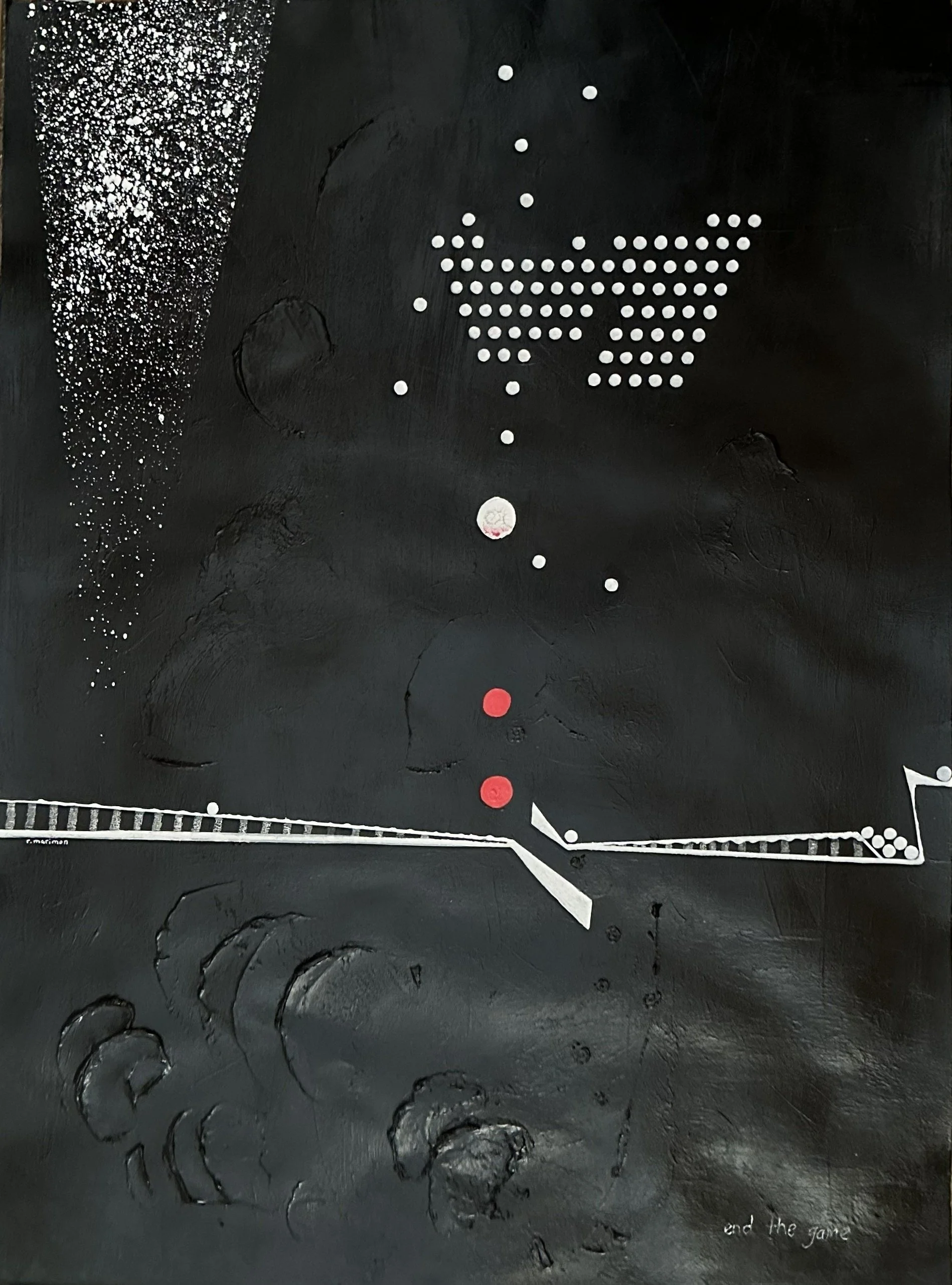 R Marimon - Pinballling In The Dark from The Arcade Series 2026 acrylic 56x76cm (1).jpg