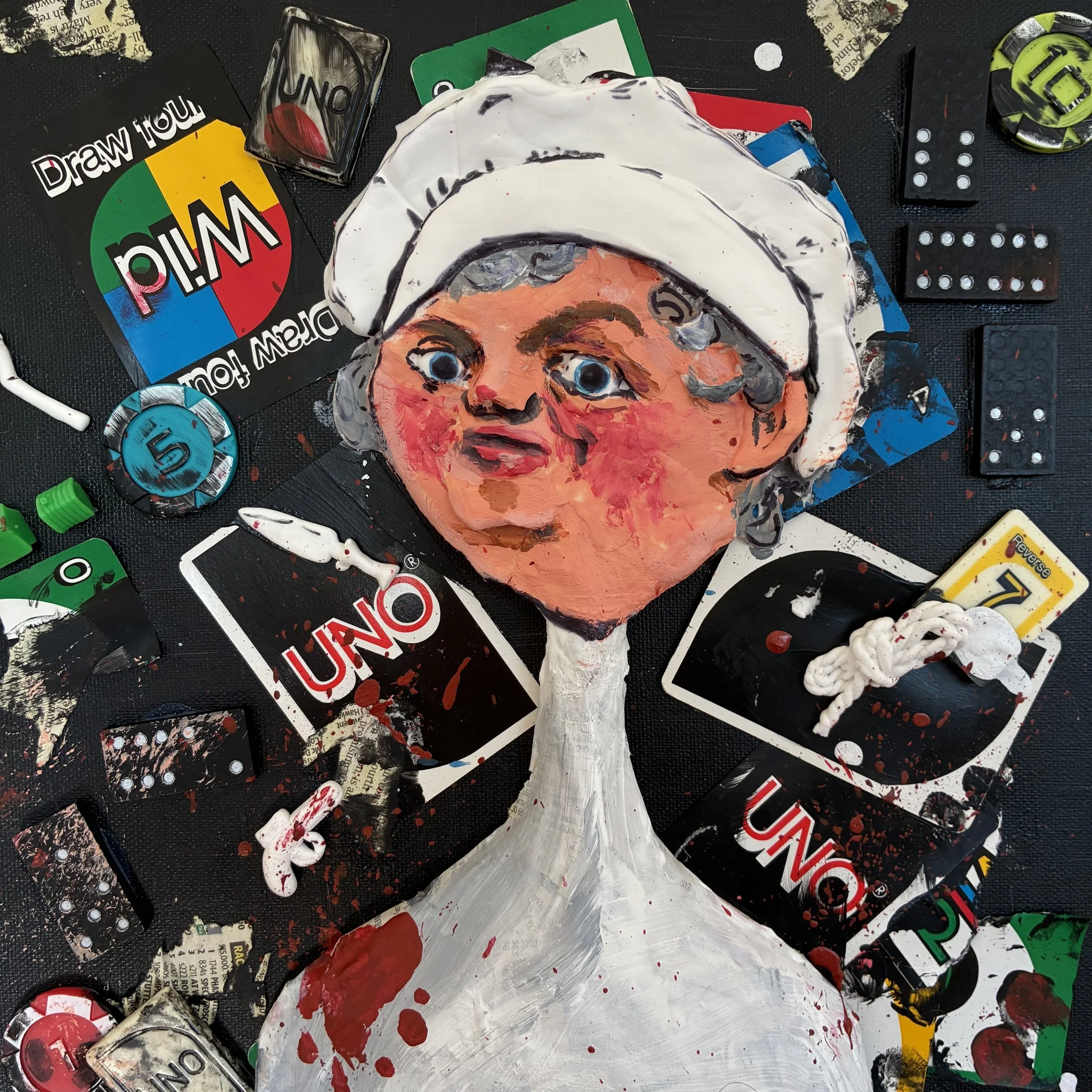 Yani Miller, Mrs White-Cluedo.jpg
