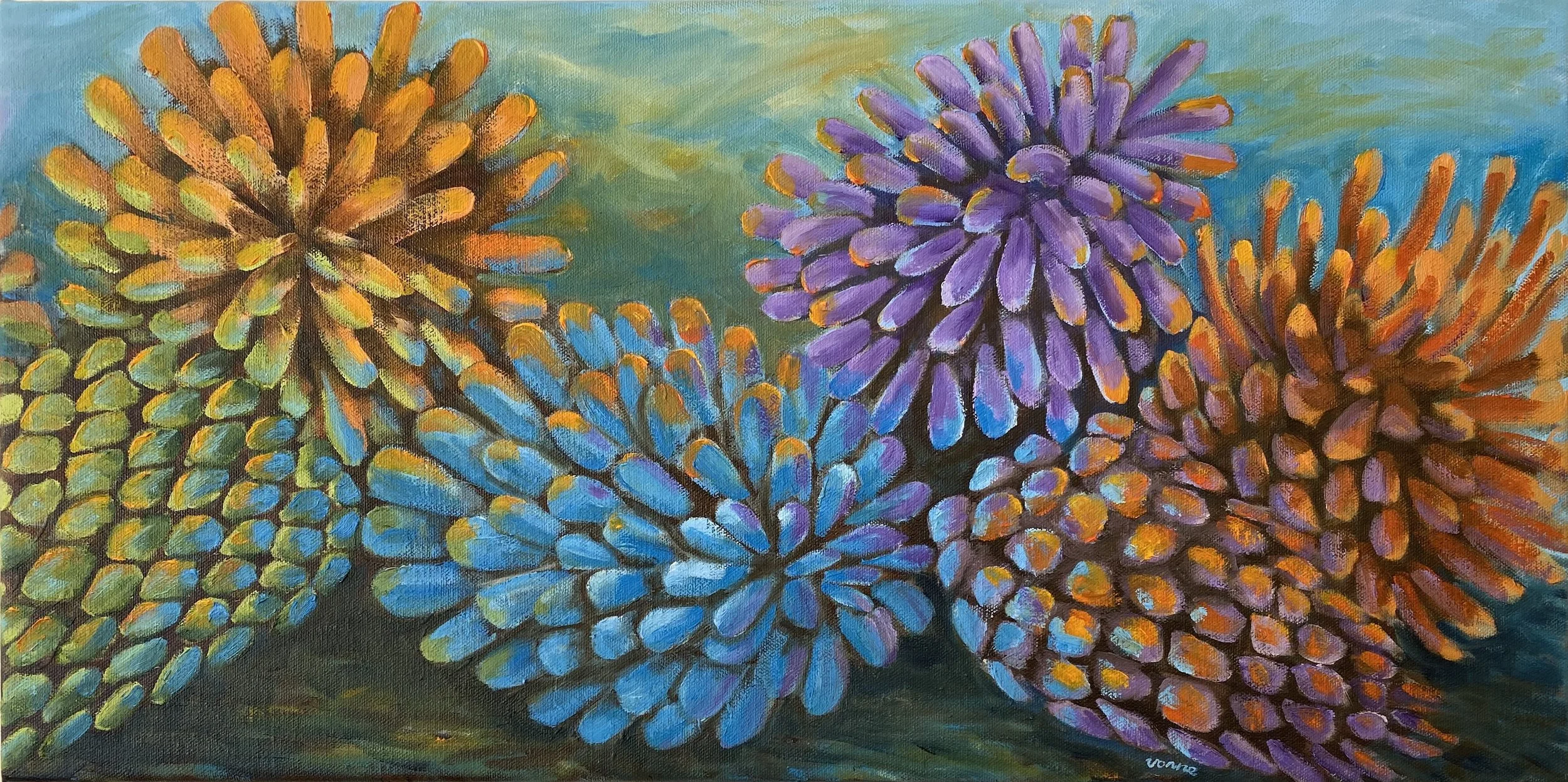 Poole Yvonne_Six Pinecones.JPG