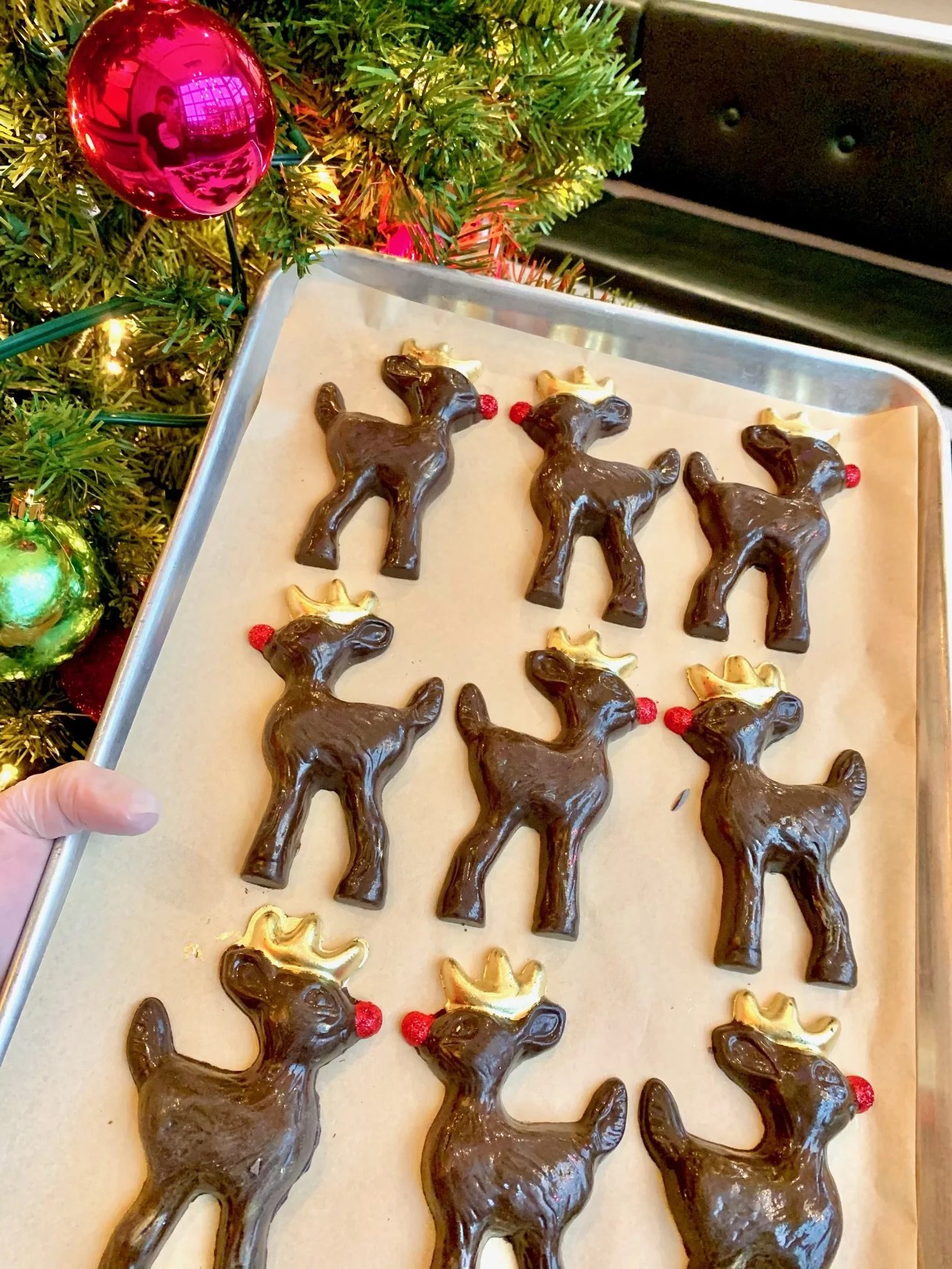 Solid Chocolate Rudolph