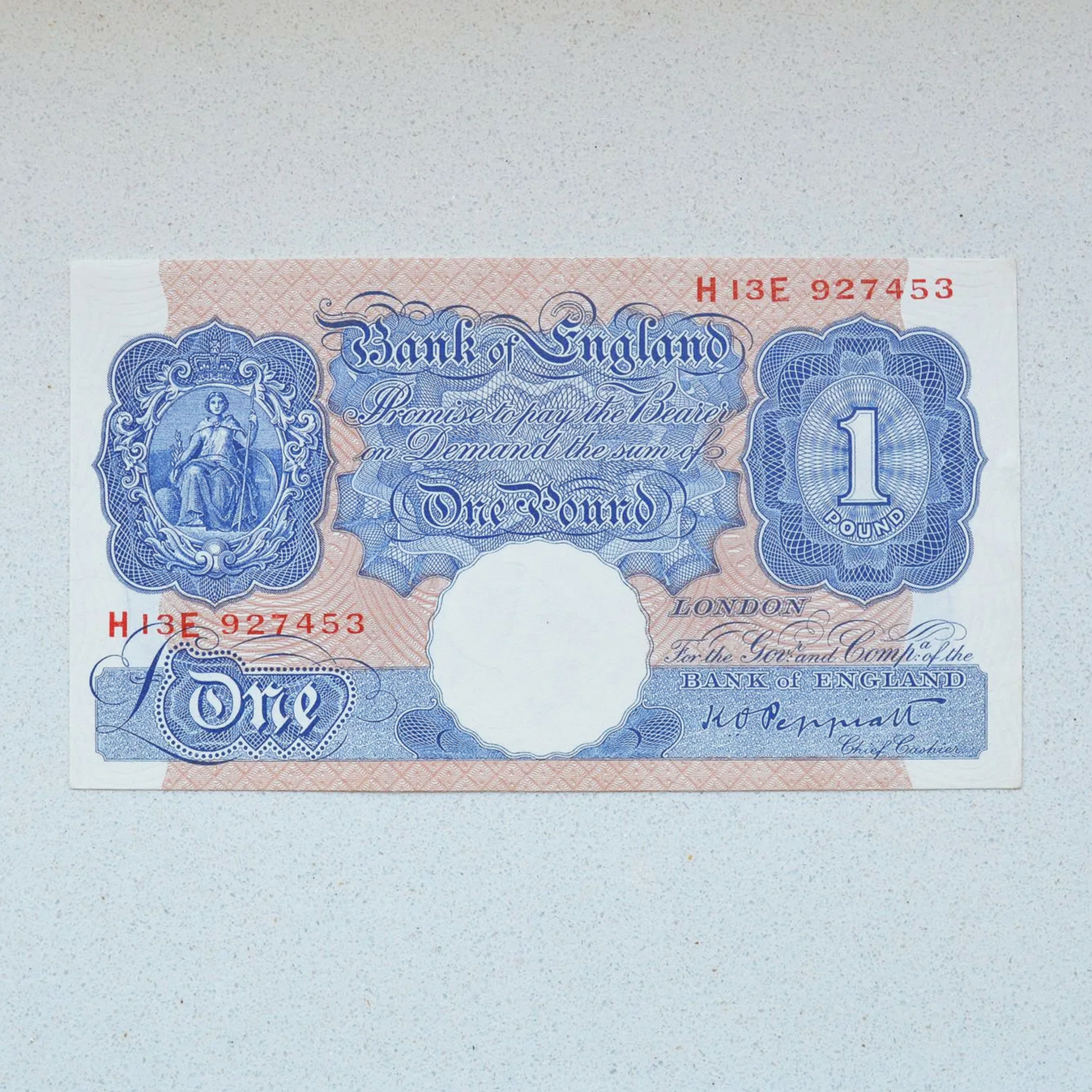 United Kingdom 1940 Blue Pound - AU-55