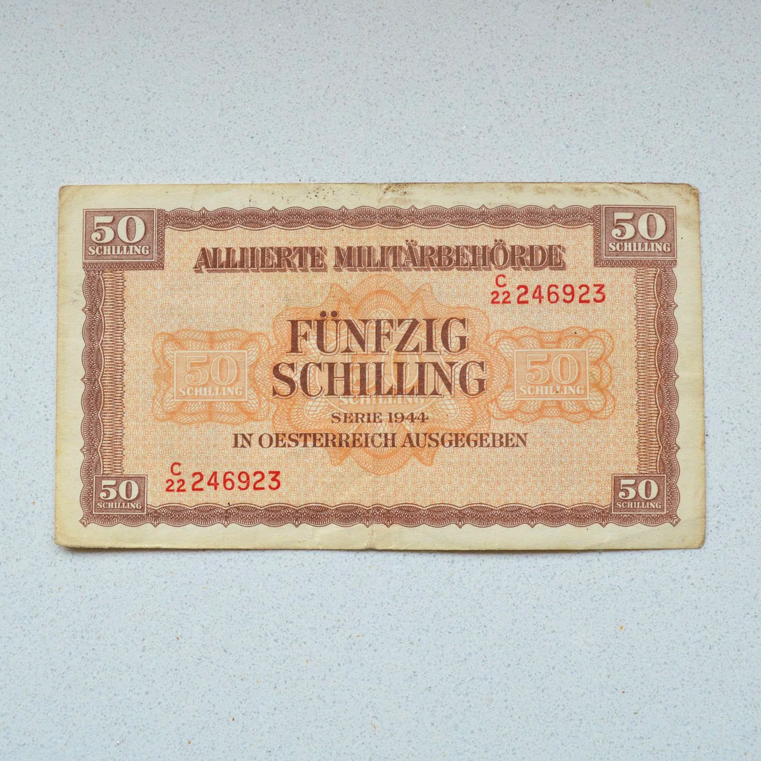 Austria 1944 (AMC) 50 Schillings - VF-25