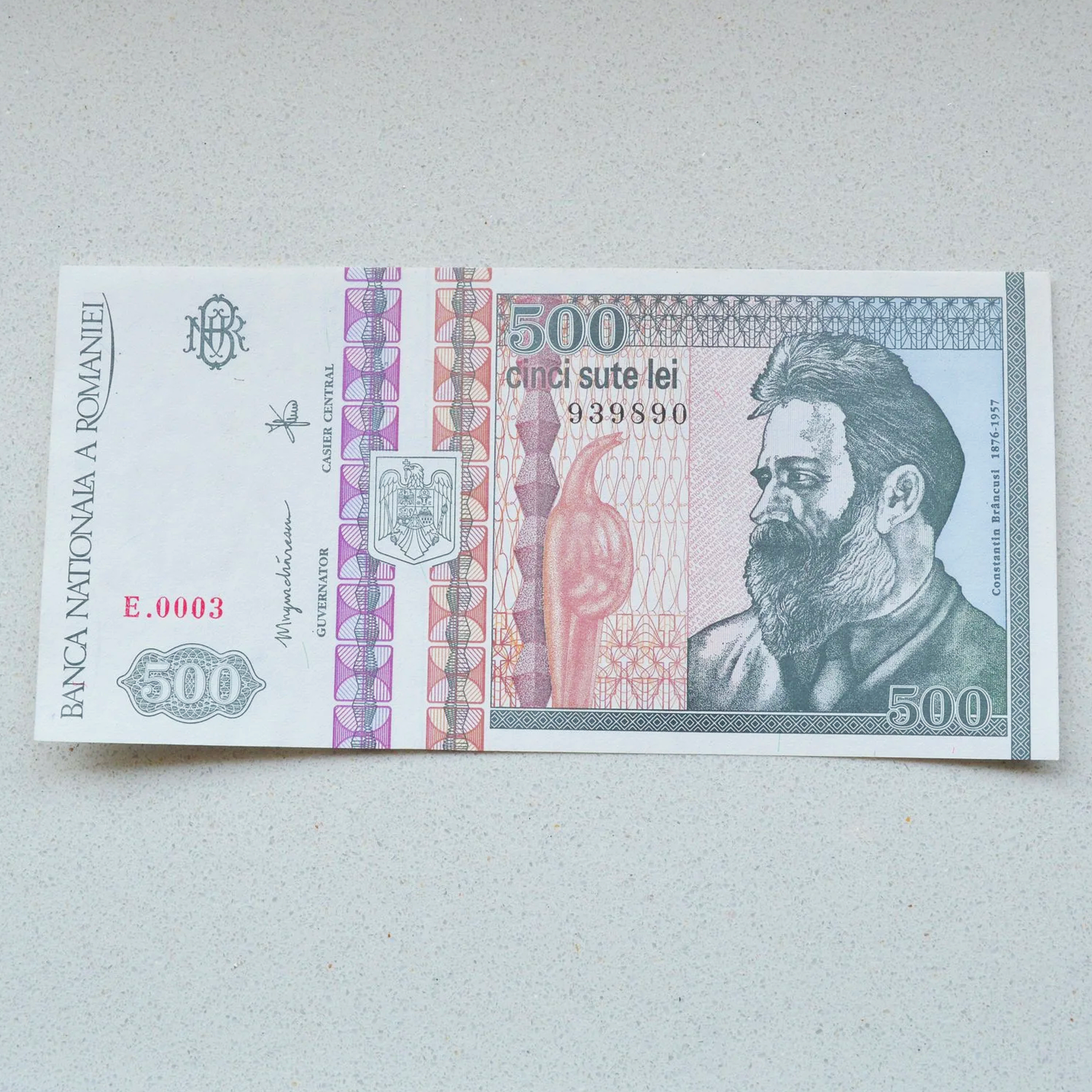 Romania 1992 500 Lei - UNC-64+