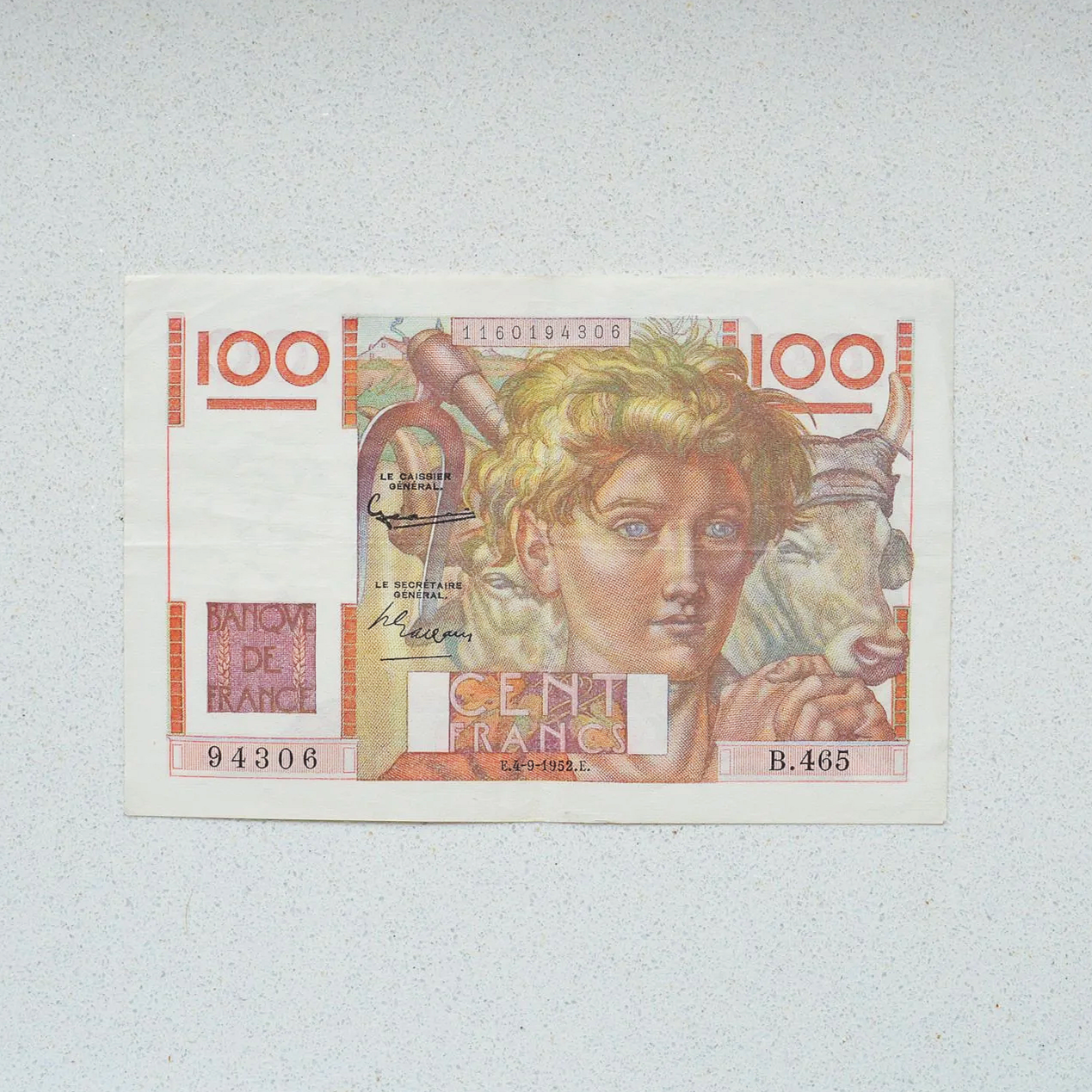 France 1952 100 Francs - VF-30