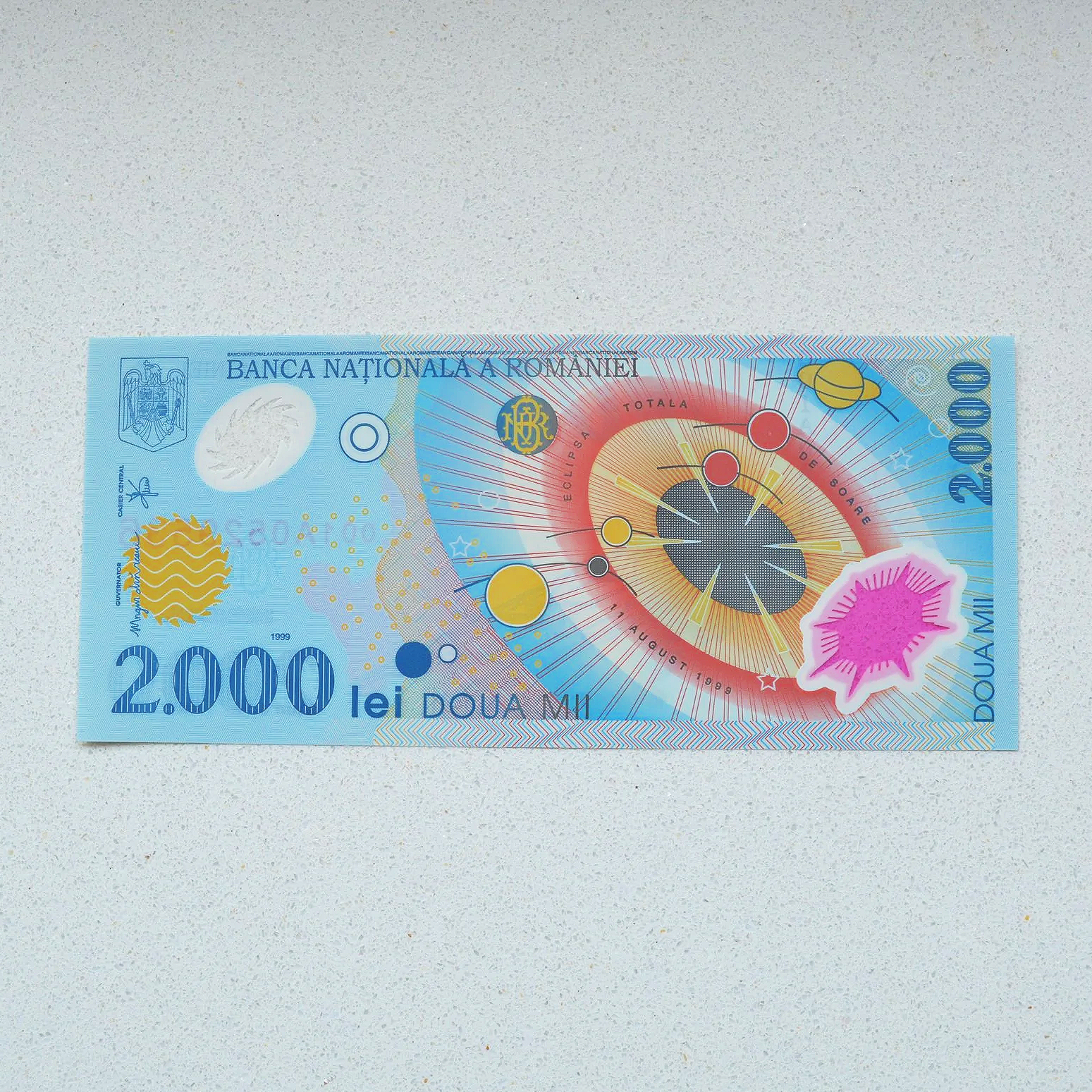 Romania 1999 Polymer 2000 Lei Commemorative - UNC-66