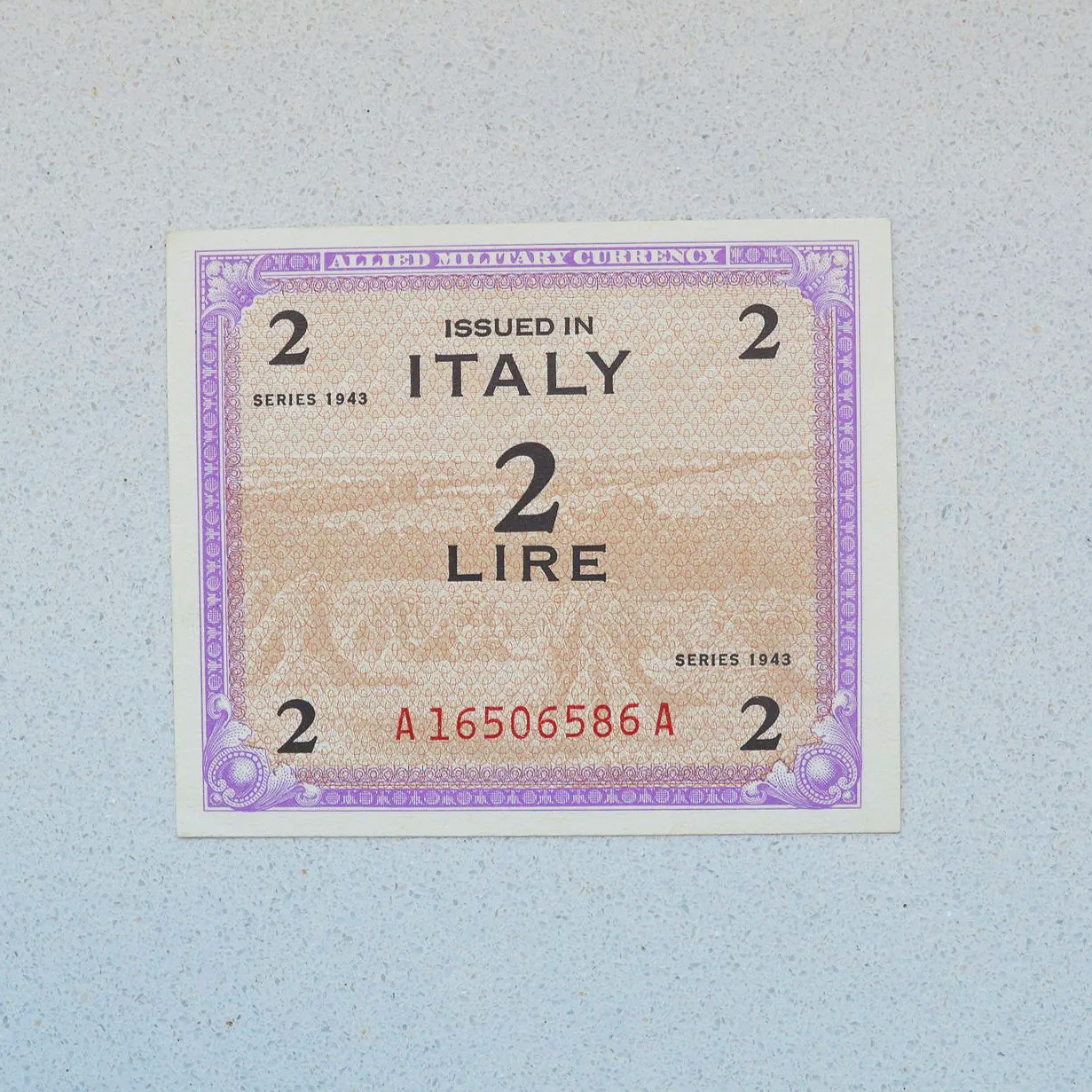 Italy (AMC) 1943 2 Lire - UNC-64