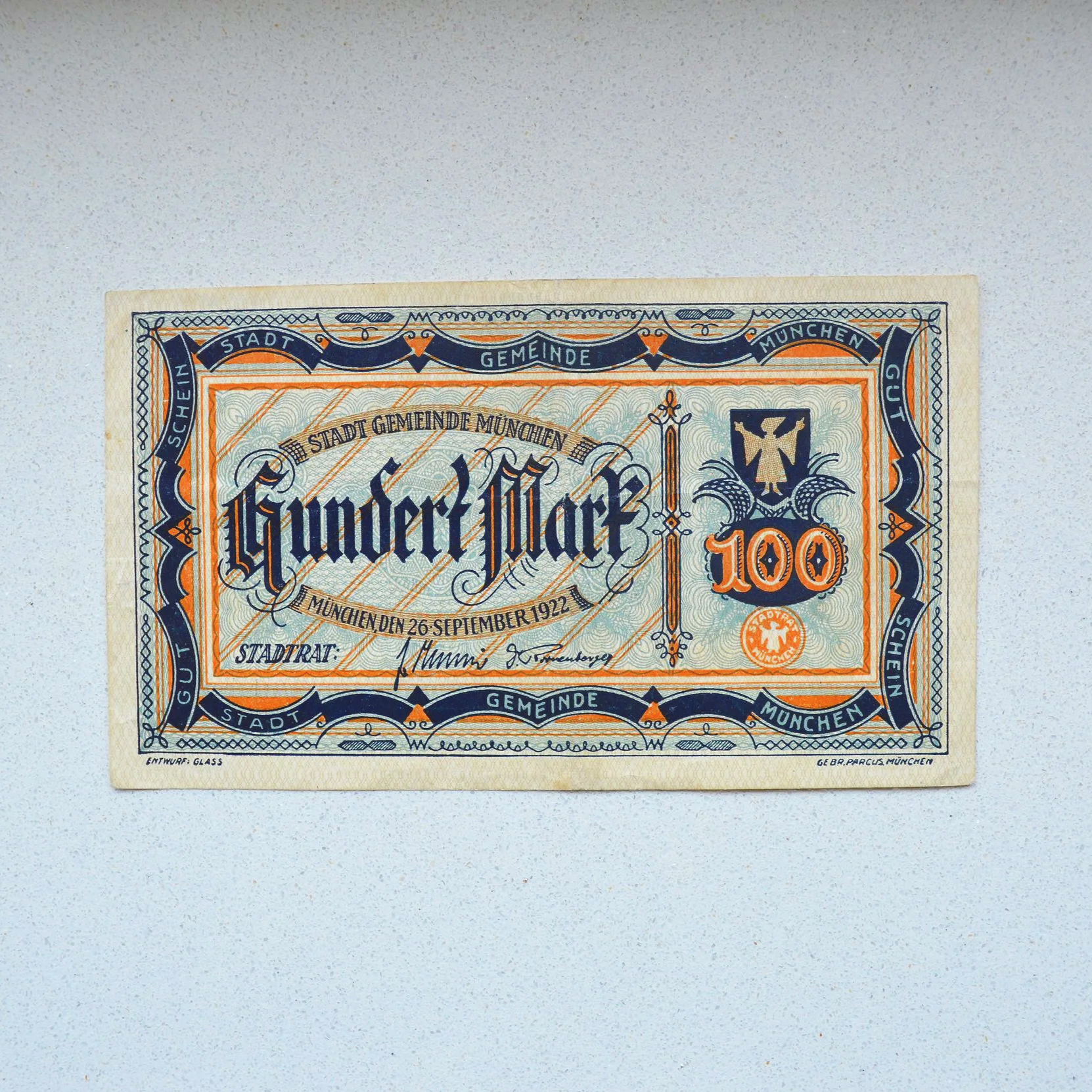 Germany (Munich) 1922 100 Marks - VF-30