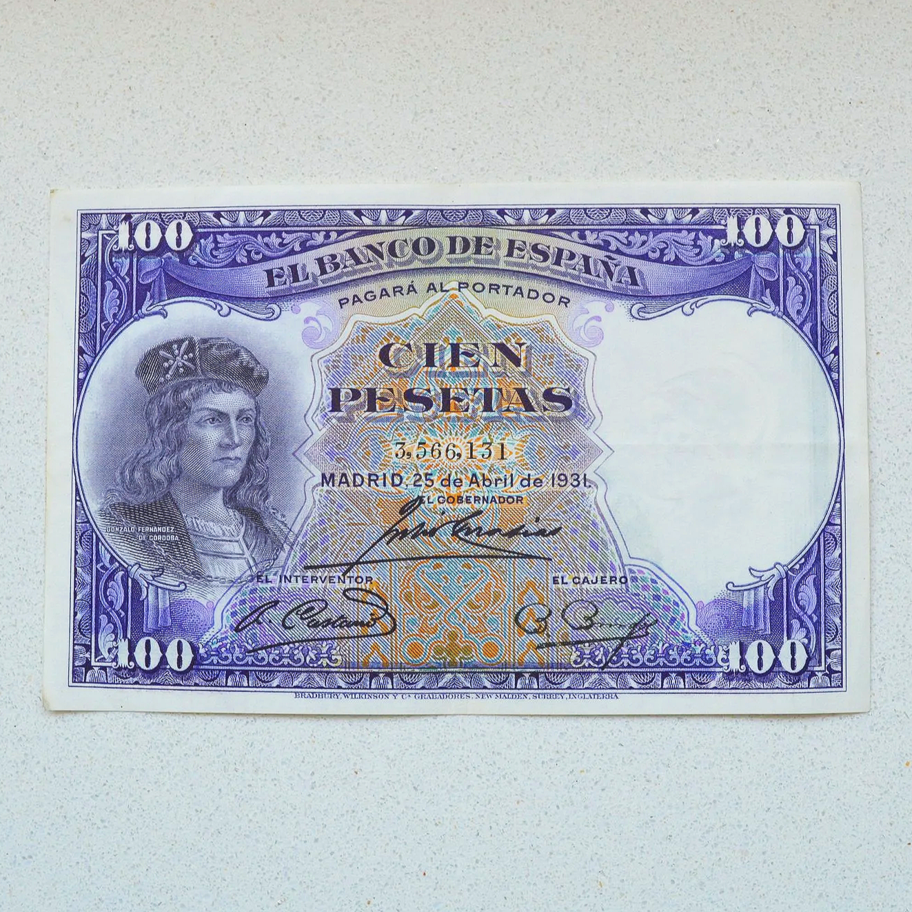 Spain 1931 100 Pesetas- EF-45