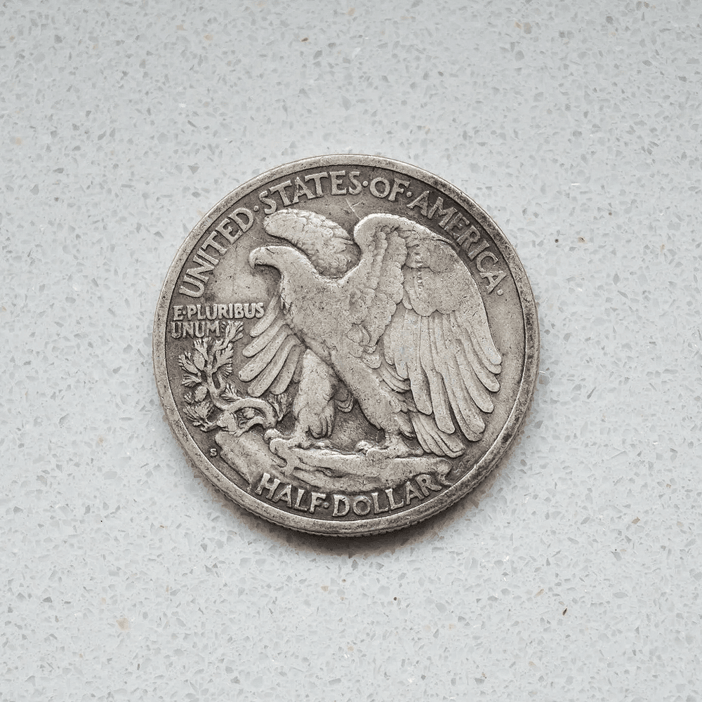 USA 1937 S Walking Liberty Silver Half Dollar — NORANTYKI coins