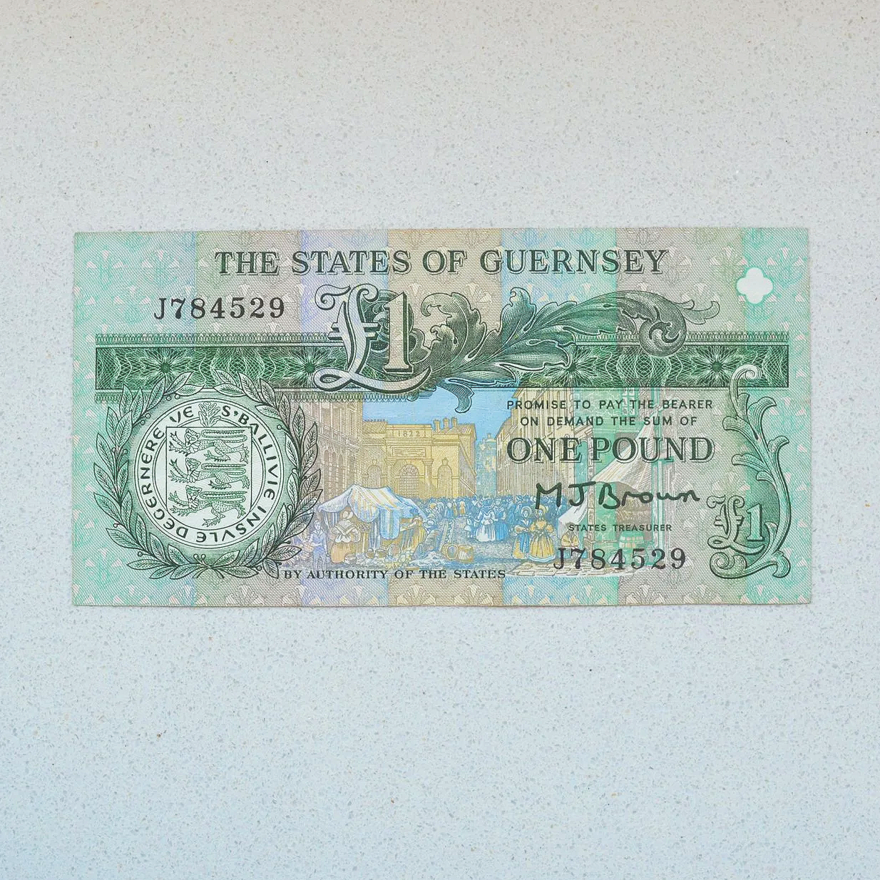 Guernsey 1991 Pound - EF-40