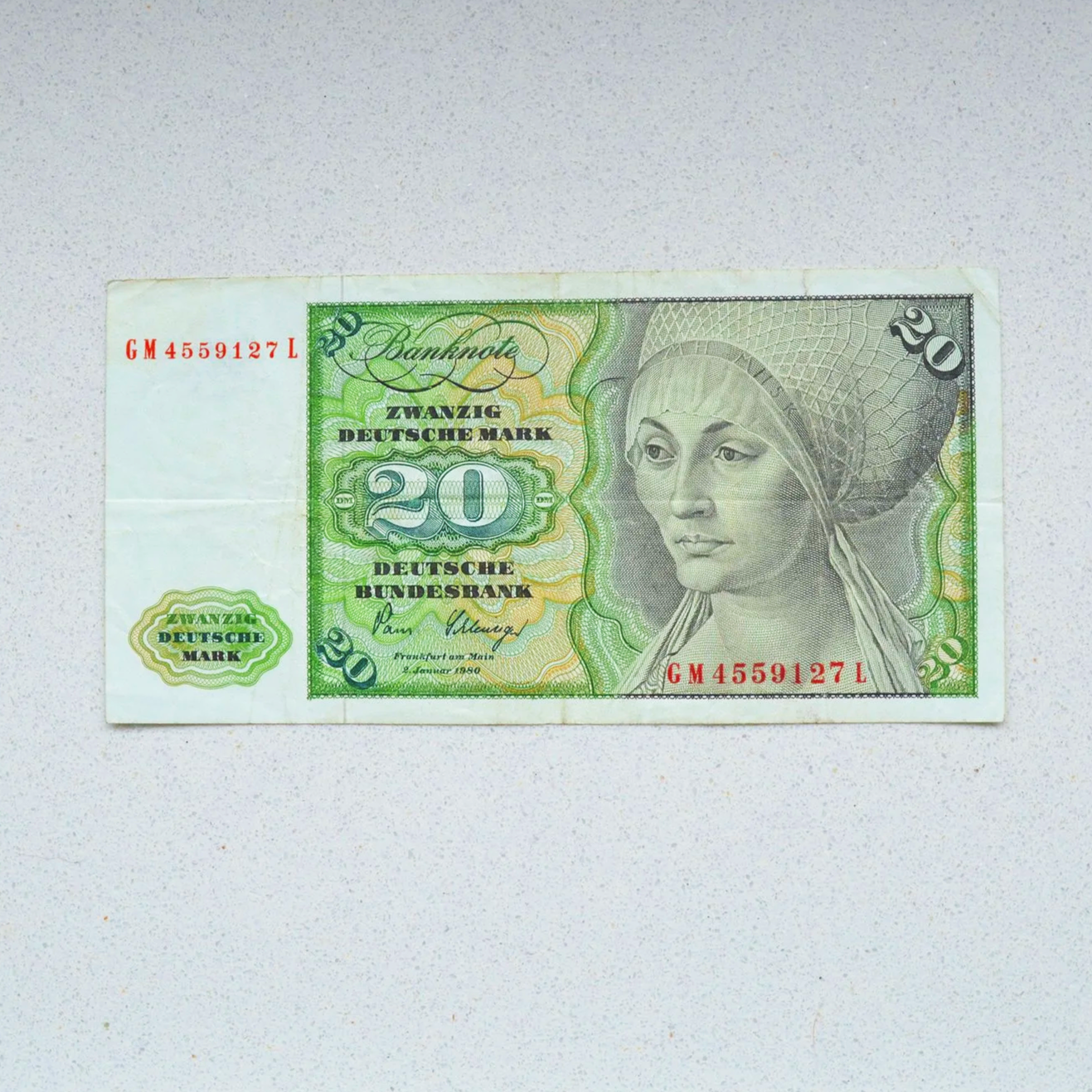 Germany 1980 Tucher 20 Mark - VF-25