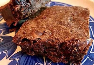 Double Chocolate &amp; Cherry Brownies