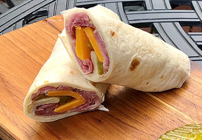 Ham and Cheddar Roll-Up