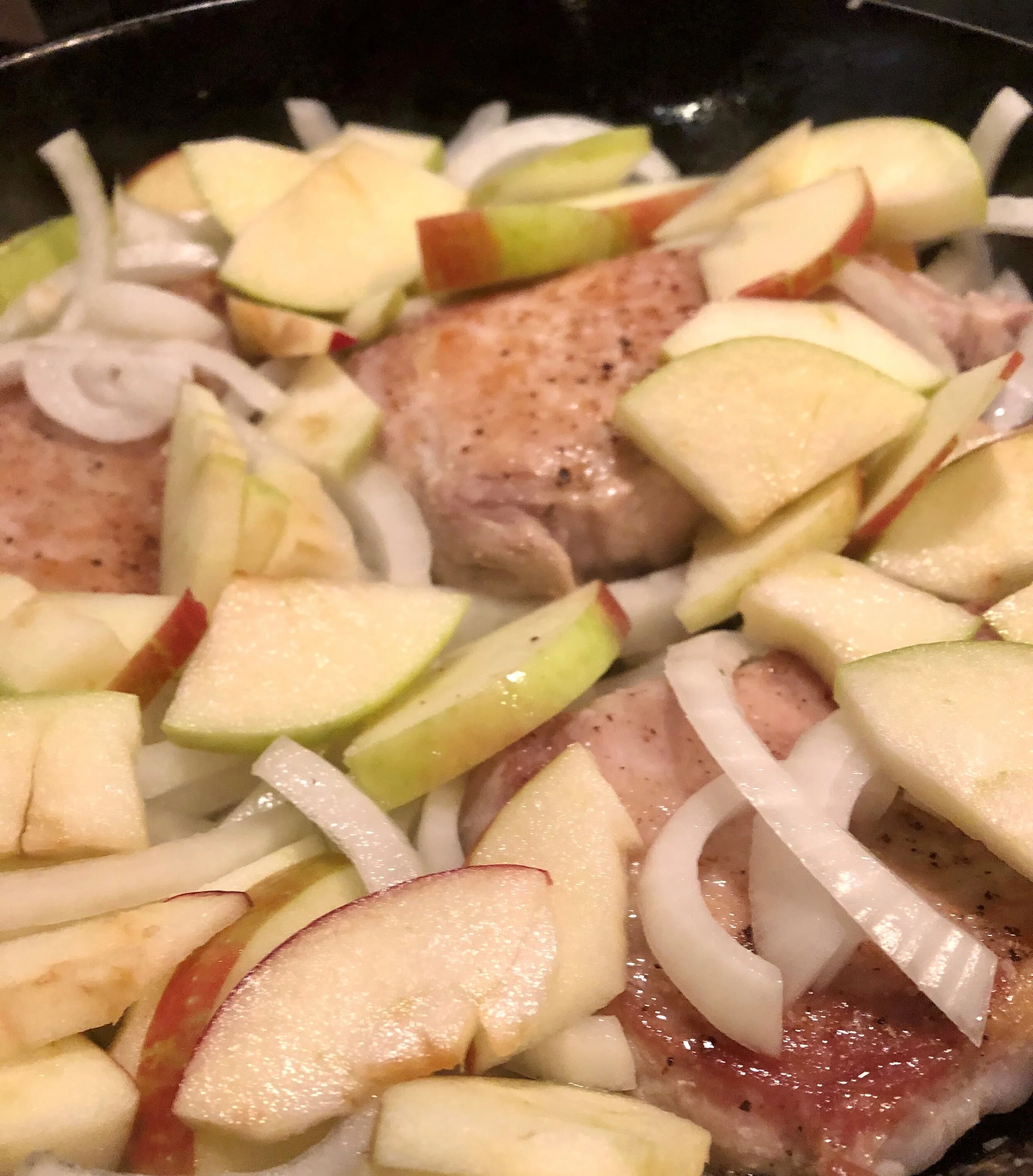 Fall Pork Chops with Apples