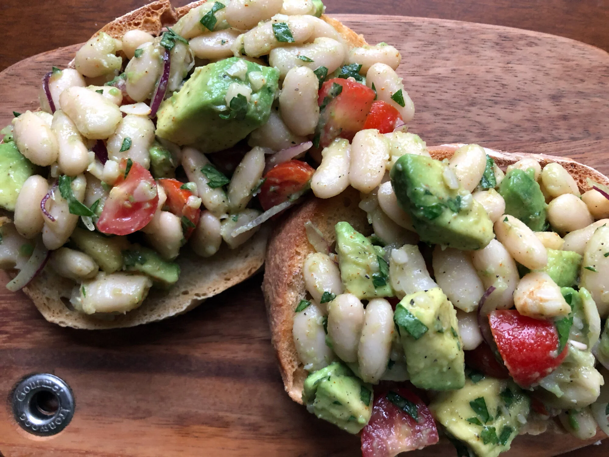 White Bean and Avocado Toast