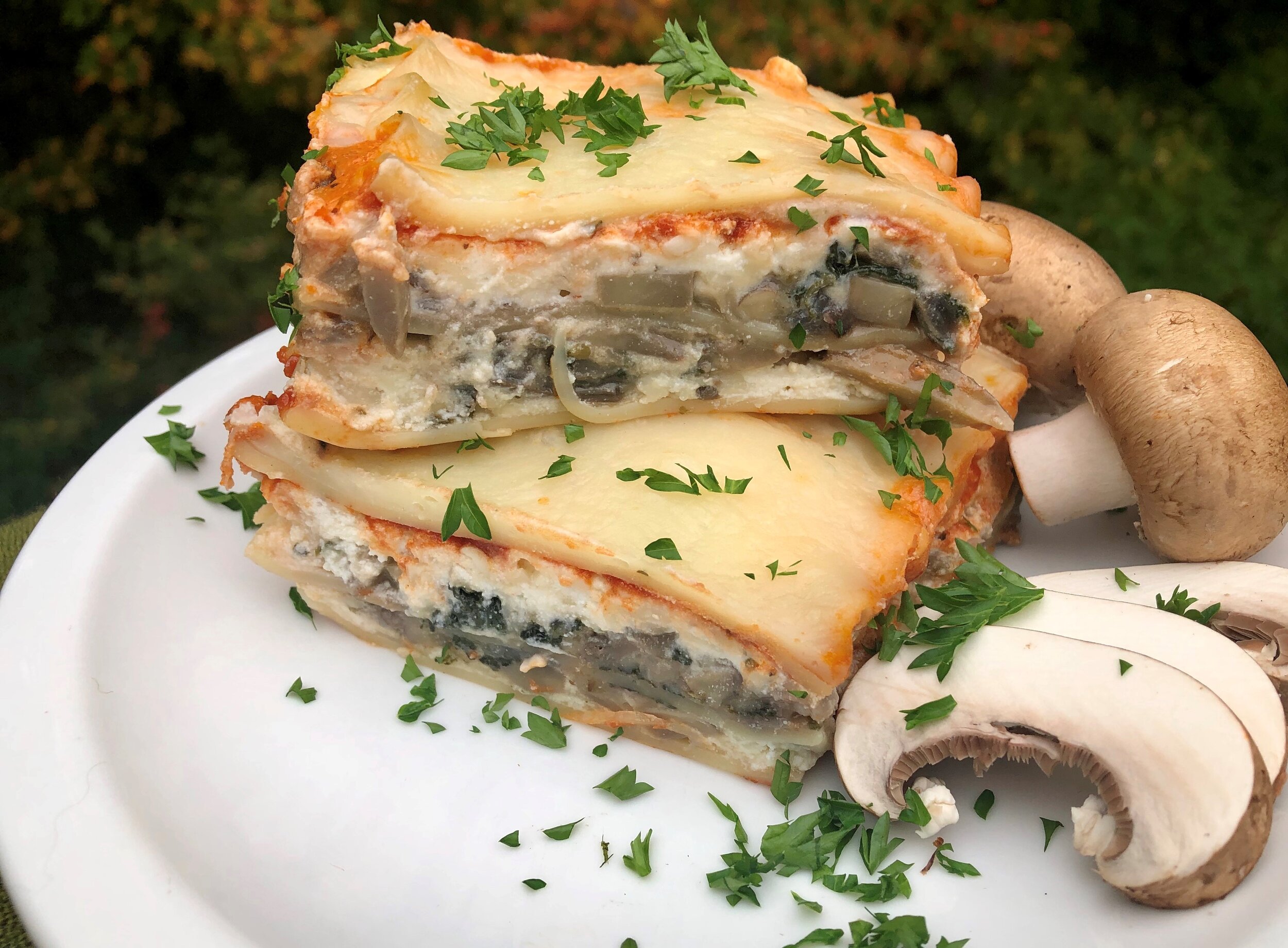 Mushroom Lasagna