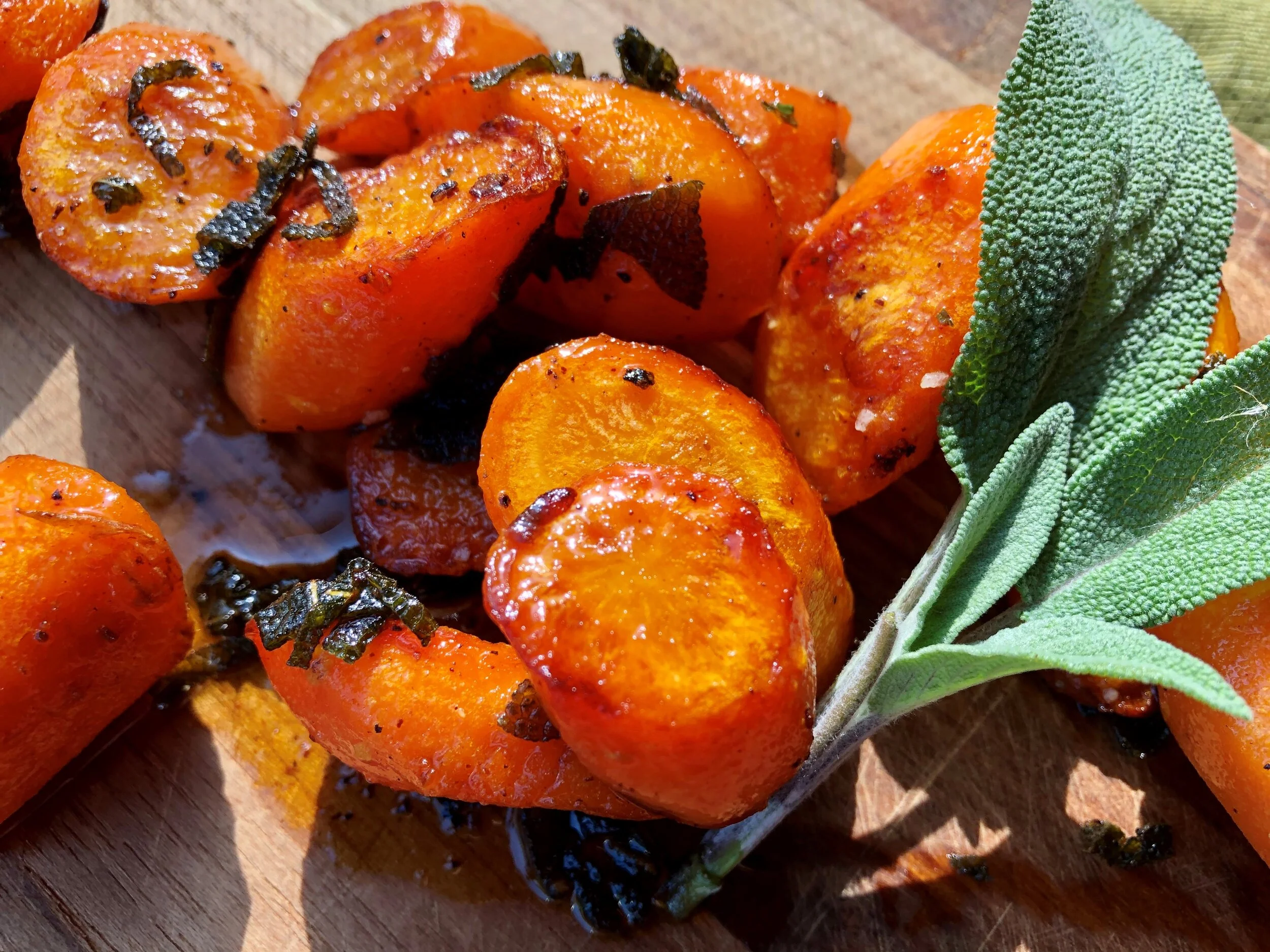 Sage Butter Carrots