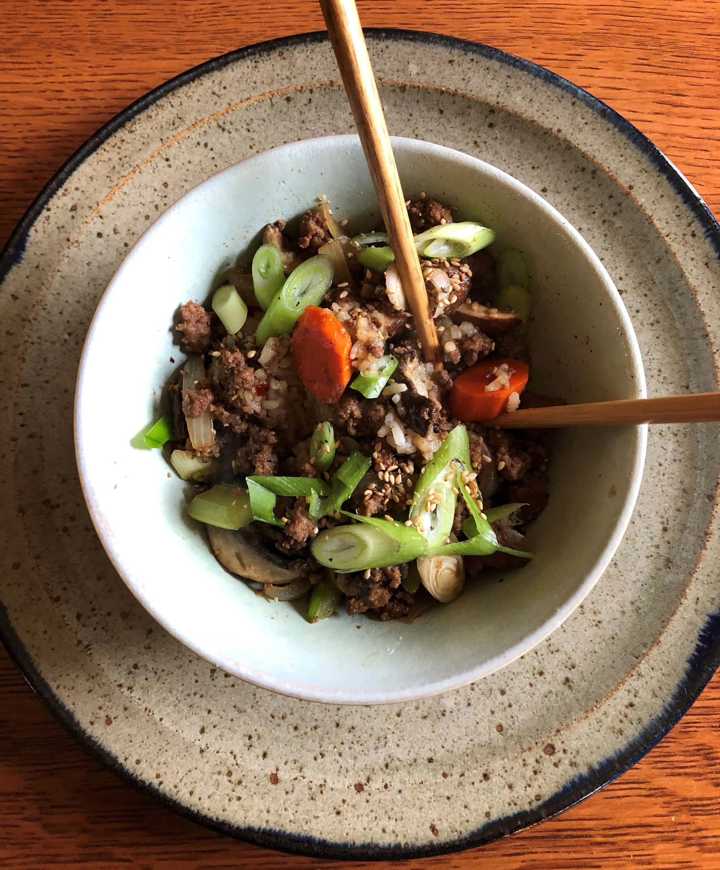 Asian Beef and Vegetable Bowl